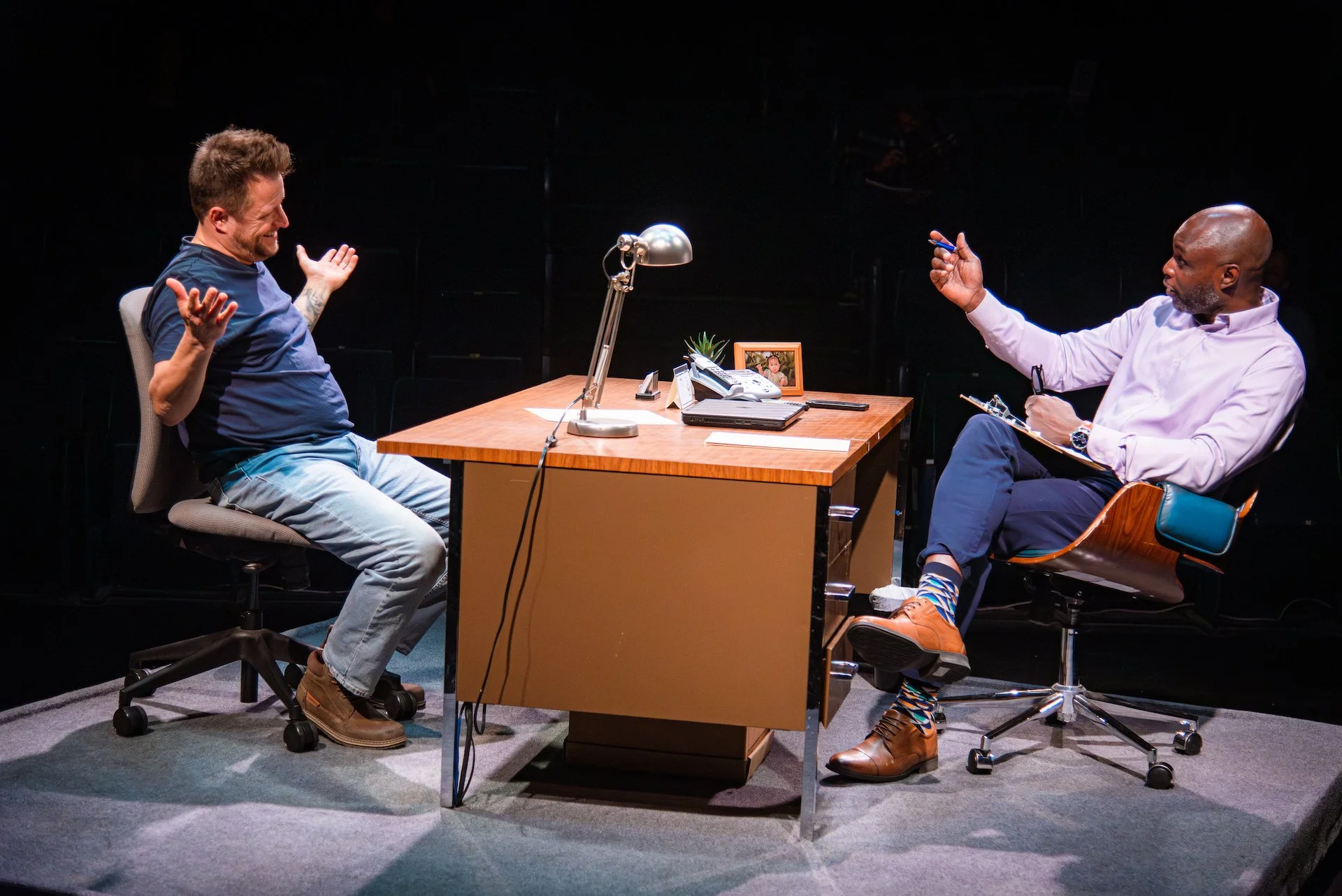 Theatre review: A Case for the Existence of God comes alive with witty and honest back-and-forths