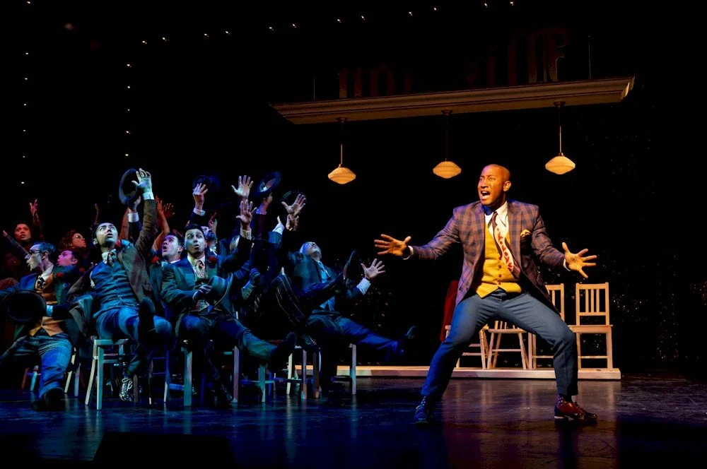 Theatre review: Guys & Dolls glitters amid bedazzled cabarets and Broadway marquees