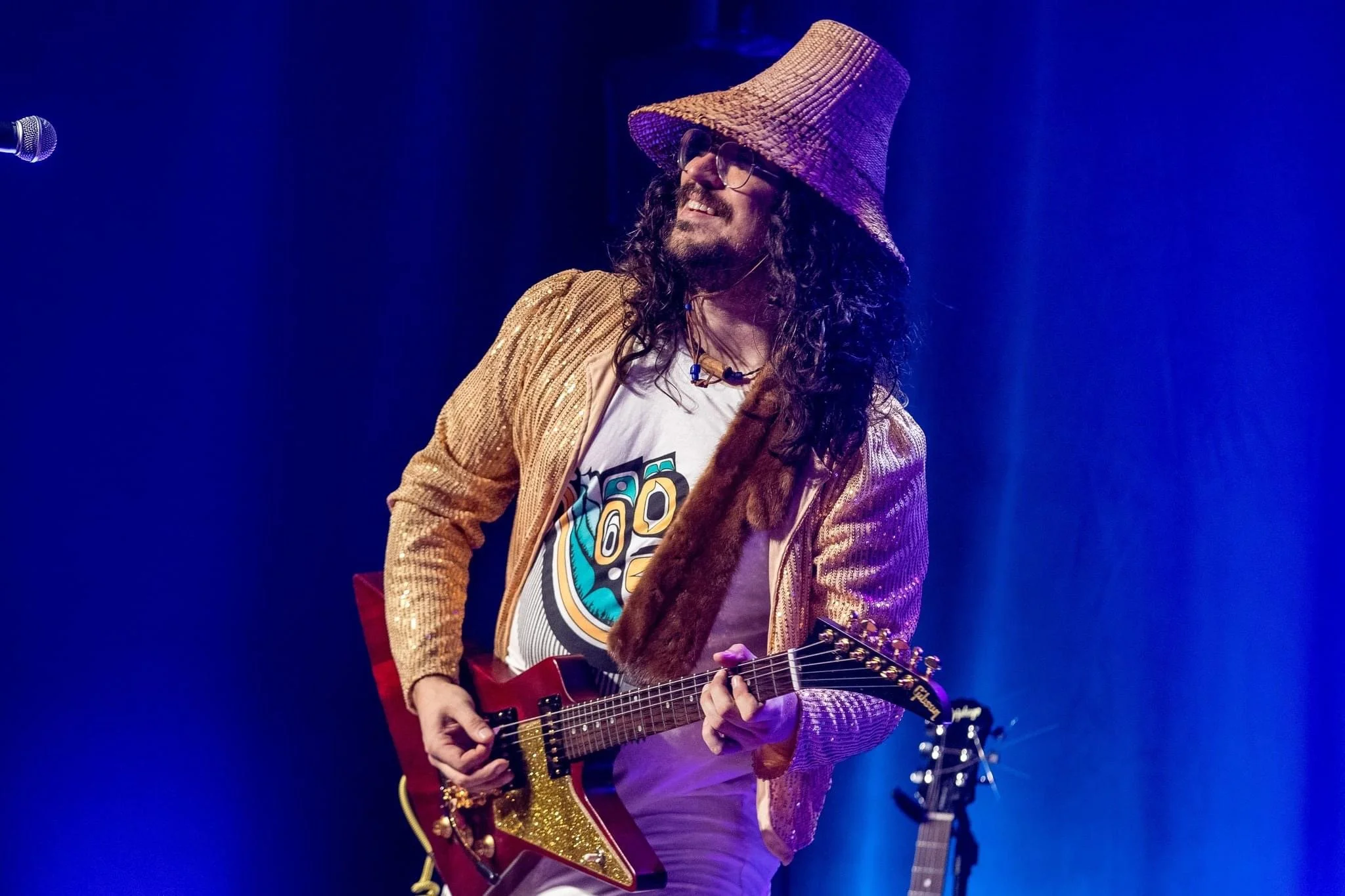 Saltwater Hank Trio performs rocking Sm’algya̱x songs at the Anvil Theatre, December 7