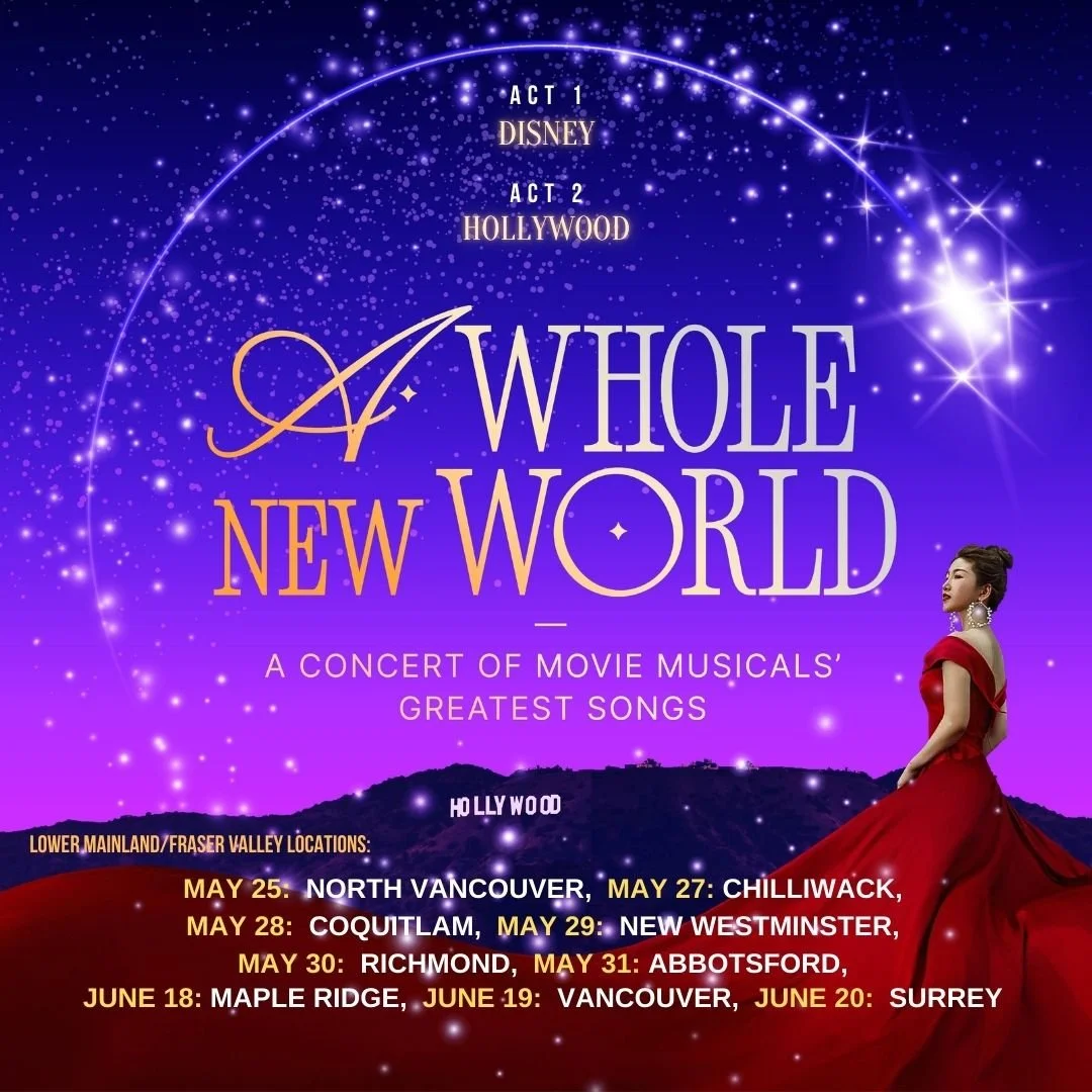 Sound the Alarm: A Whole New World Tour in Metro Vancouver - May 25 to June 20