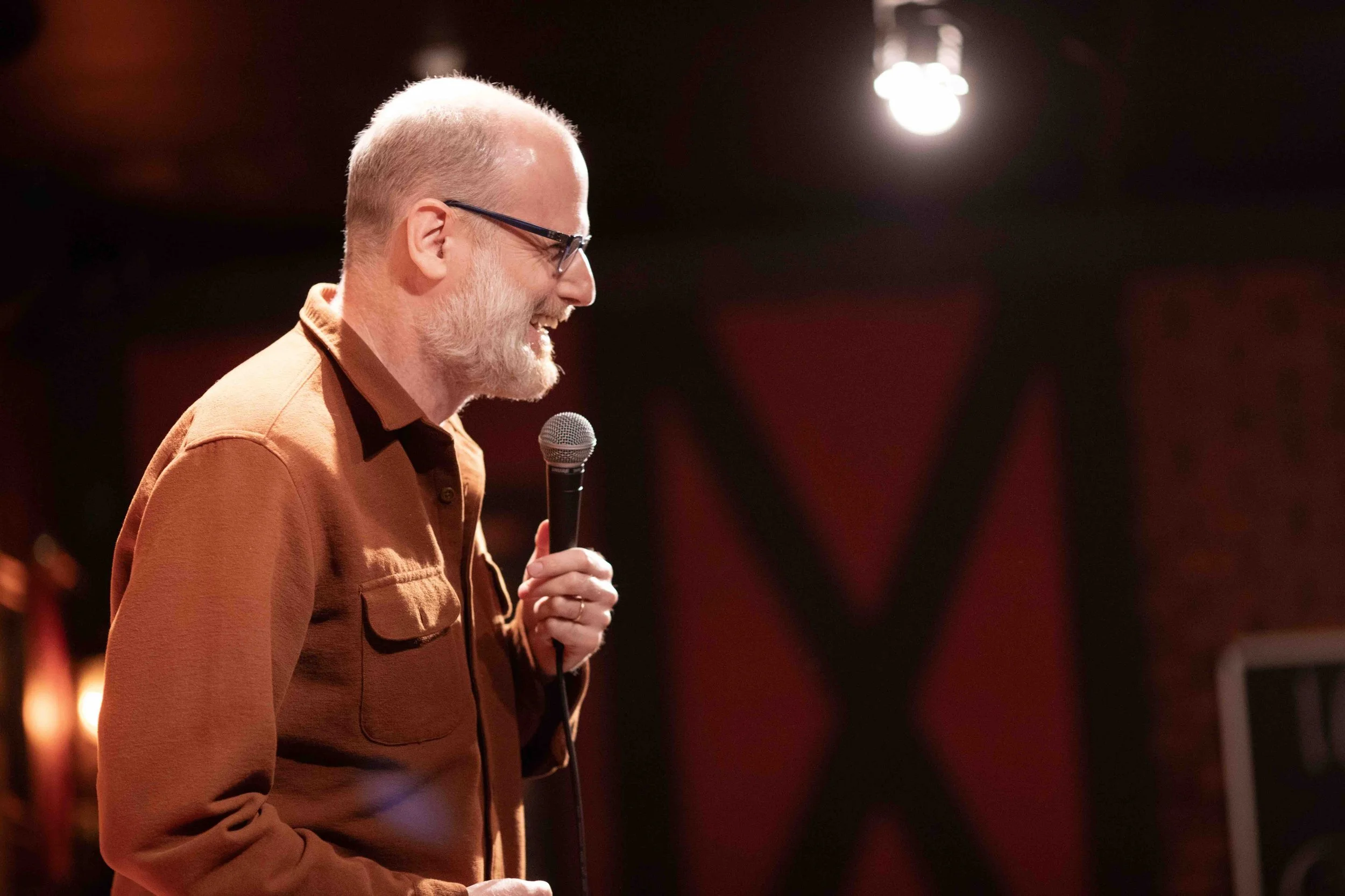 Erik Angel performs hilarious Comedy for Peace at the Chutzpah! Festival, November 22