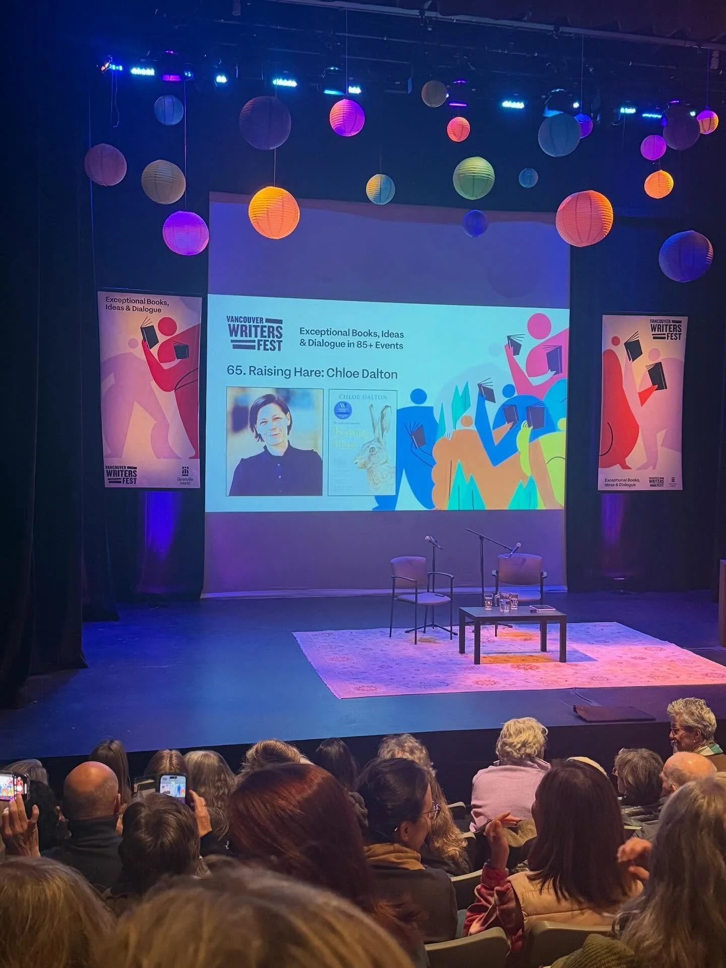 Vancouver Writers Festival event with Chloe Dalton, author of Raising Hare, moderated by Aislinn Hunter.