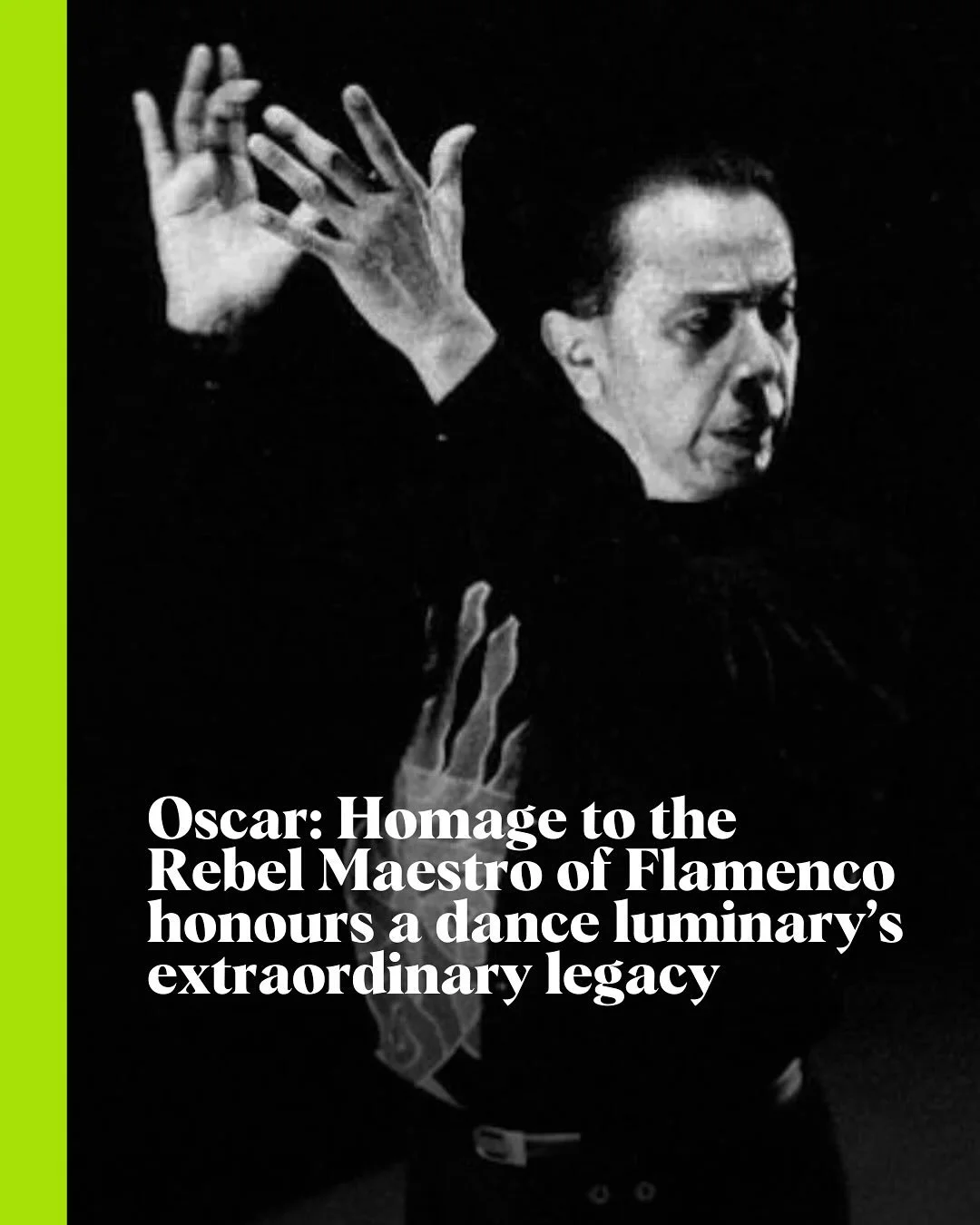 &ldquo;No one is more deserving than Oscar Nieto.&rdquo;

That&rsquo;s what dancer and producer Lia Grainger thought when she was conceptualizing her most recent production. 

She tells Stir that she considered the people she knew whose life stories 