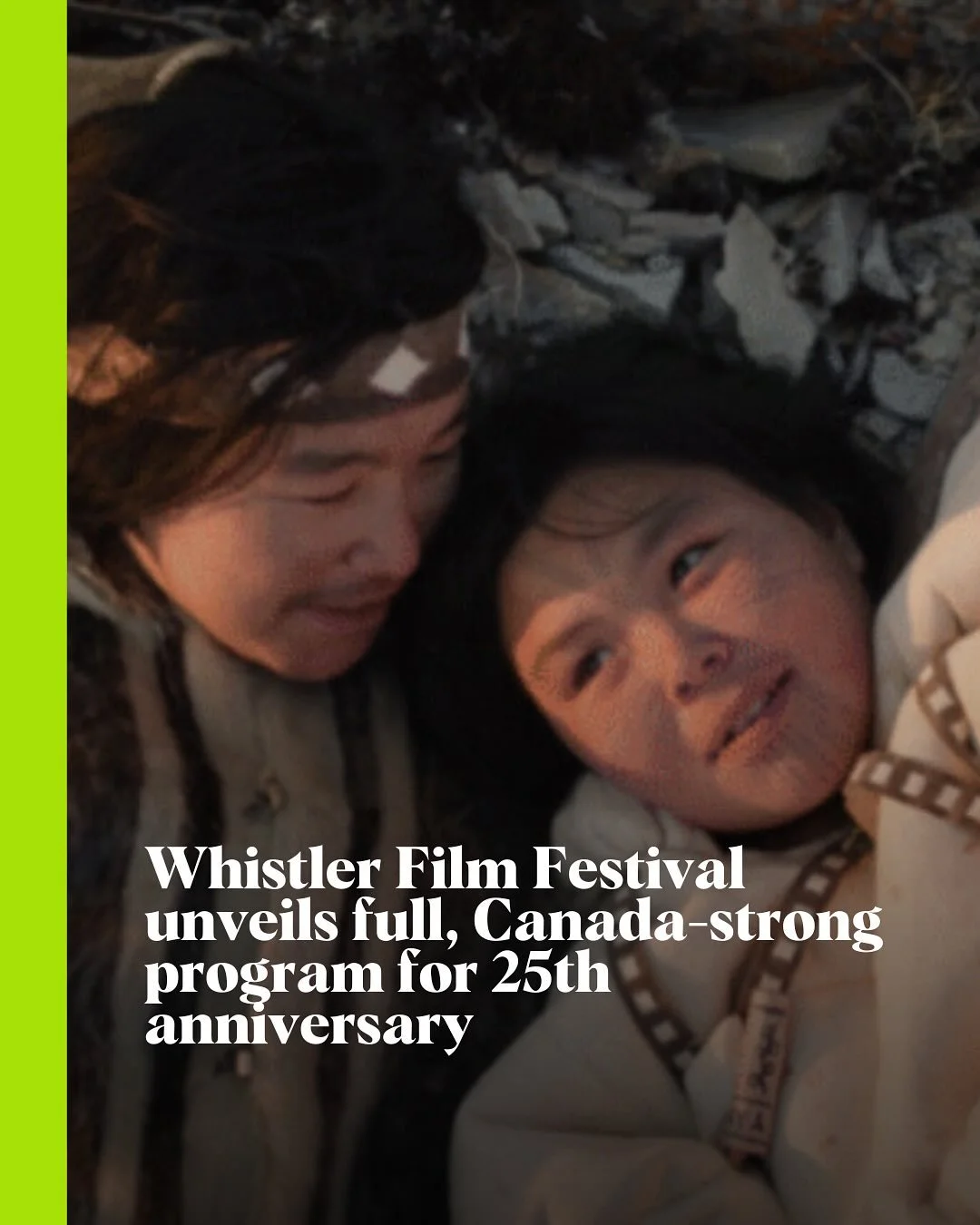 Whistler Film Festival unveils full, Canada-strong program for 25th anniversary. 

Out of 106 features, more than 60 percent are Canadian; plus, Jay Kelly, a new Knives Out, and more. 

Head to Stir for all the @whisfilmfest details!

#artsandculture