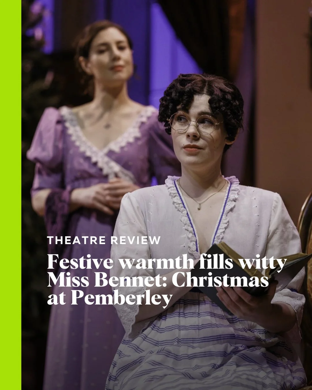 With Jane Austen&rsquo;s 250th birthday, Metro Theatre offers a Pride and Prejudice sequel in which a long-overlooked member of one of literature&rsquo;s most famous families finds love.⁠
⁠
Read the full @metrotheatre review.⁠
⁠
#yvrvancouver #theatr