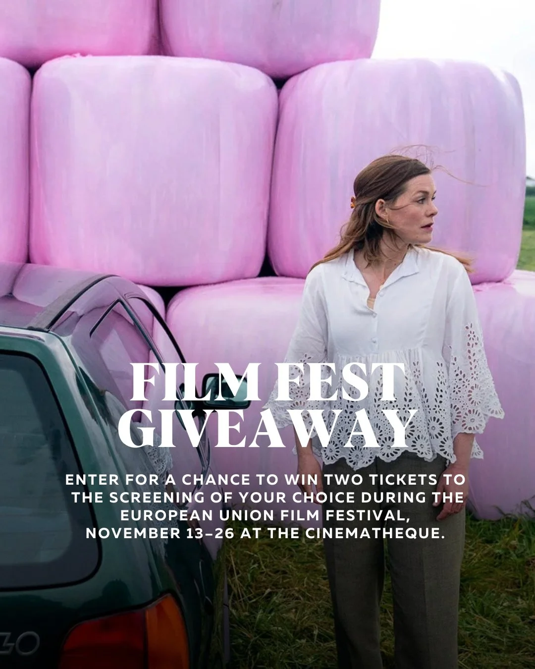 FILM GIVEAWAY⁠
⁠
This is your chance to head to Europe without the jet lag! @TheCinematheque hosts the 28th annual European Union Film Festival, November 13 to 26. ⁠
⁠
Titles at this year's fest include Denmark's The Land of Short Sentences (pictured