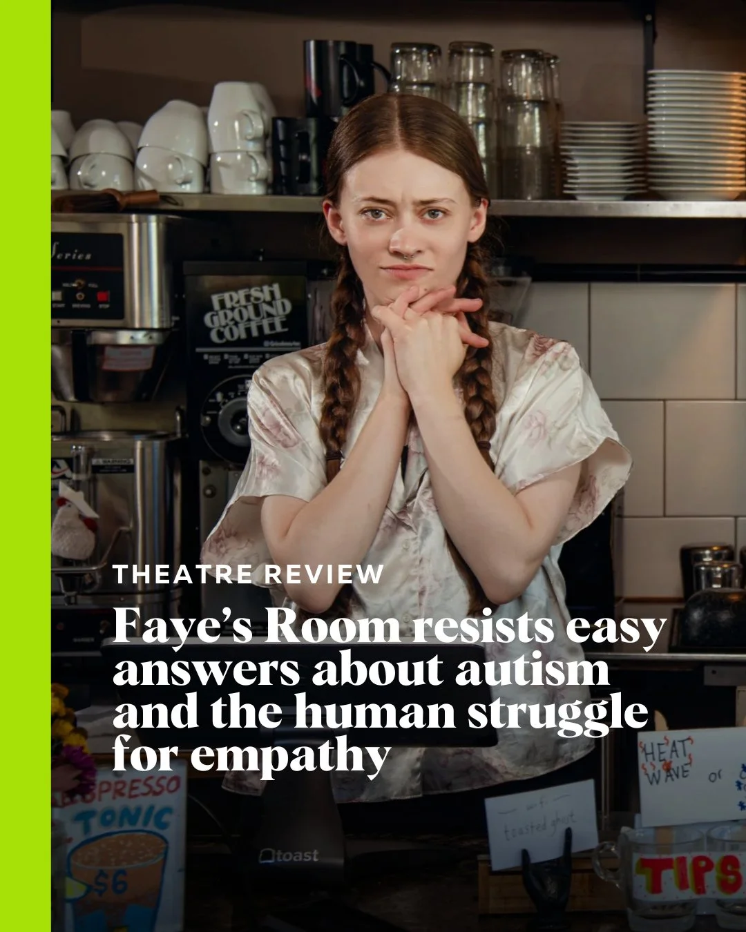 In this candid @glitch.theatre production, first-time playwright Alex K. Masse creates an open-hearted, often funny encounter between young neurodivergent and neurotypical co-workers.⁠
⁠
Head to Stir for the full theatre review. ⁠
⁠
⁠
#yvrarts #vanco