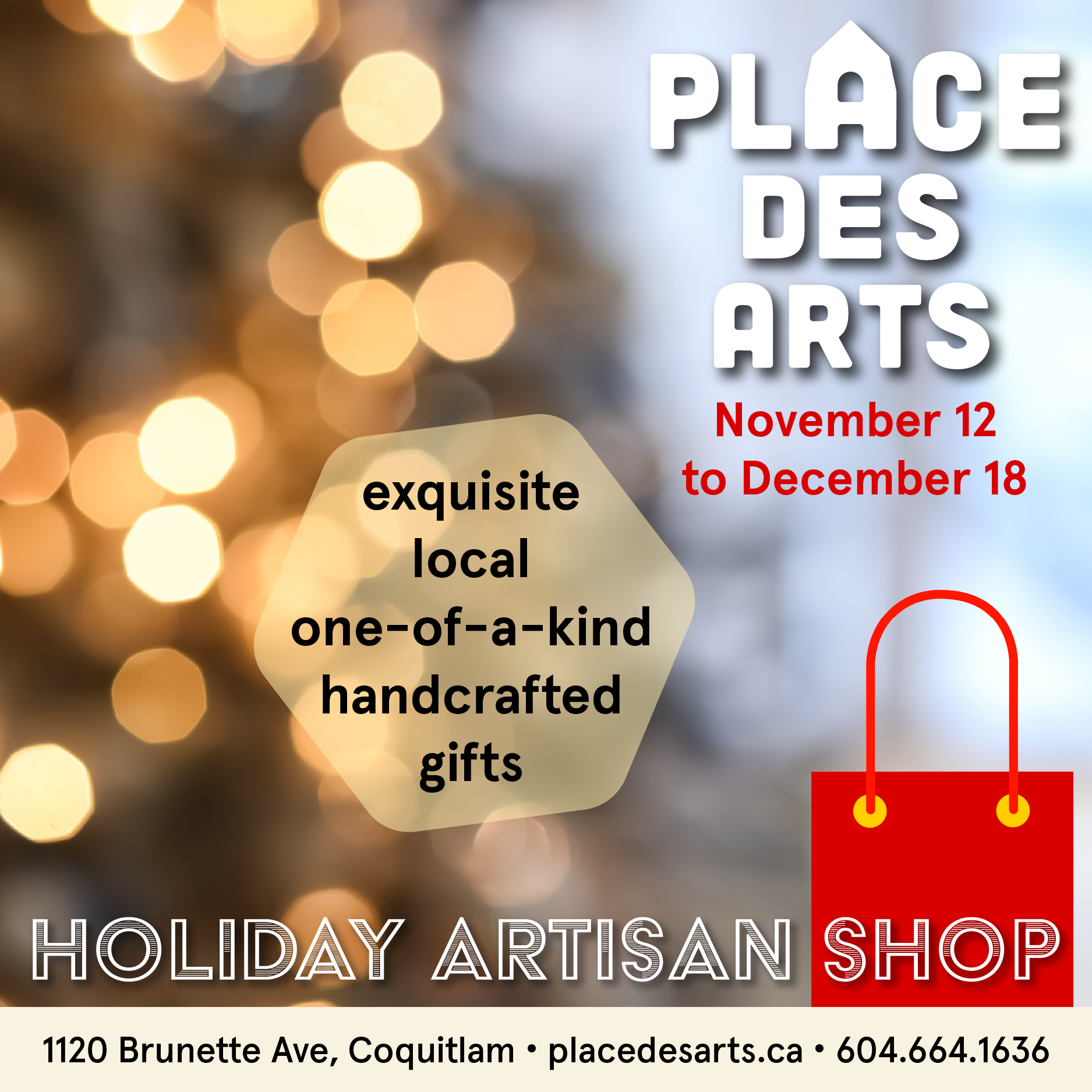 Exquisite local one-of-a-kind gifts at Place des Arts