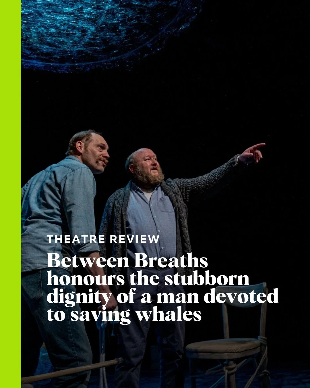 &quot;The play is obviously emotionally heavy. It also nods to another kind of weight: the burden protectors and conservationists carry, and the physical, emotional, and mental toll of doing that work every day.&quot; - Stir. ⁠
⁠
Head to Stir for the