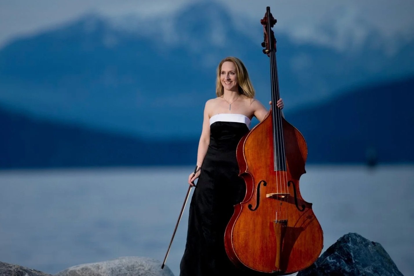 Four double bassists join forces for BASS-MAS!, an evening of festive tunes, December 3