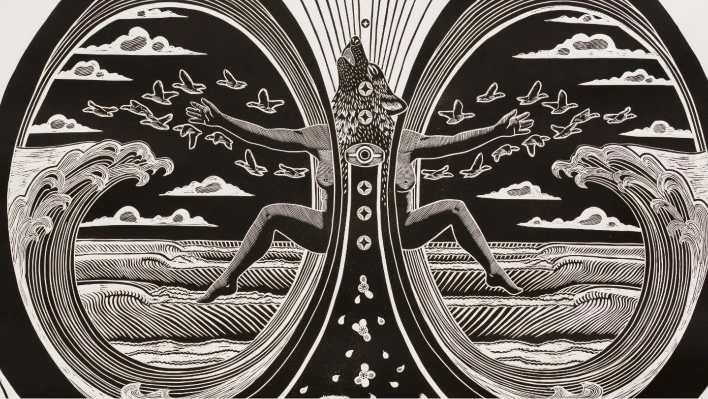 Marika Swan ƛ̓upinup meditates on balance and transformation in A Circle Strong Enough to Carry Both Sides.⁠
⁠
The artist&rsquo;s solo exhibition of prints at the Burnaby Art Gallery looks back on years immersed in the creative and philosophical view