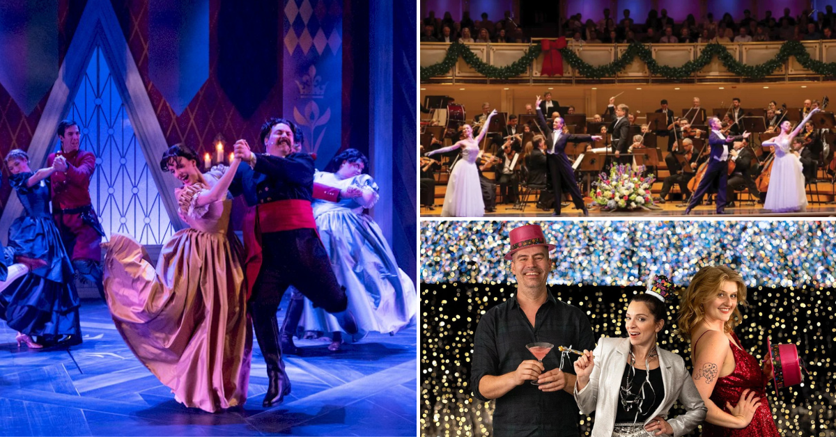 Rollicking panto, offbeat film, Viennese musical elegance, and more offer unique ways to celebrate New Year’s