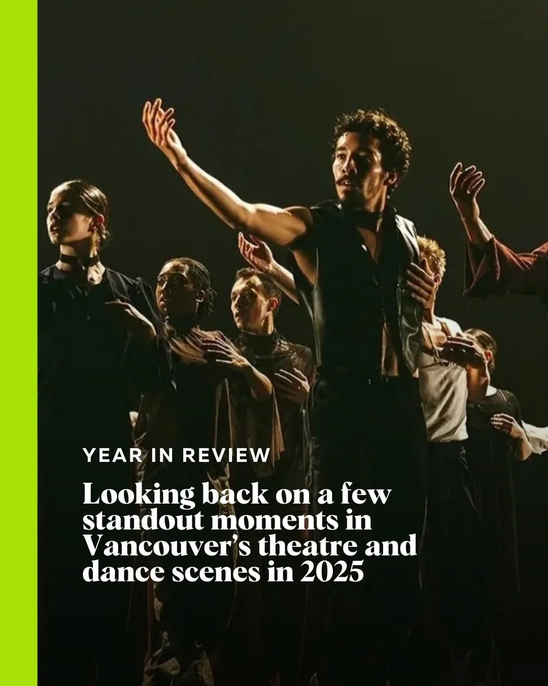 Innovation was the overriding impulse in the 2025 stage scene, whether in form-pushing multimedia theatre, reimagined classics, or surreal, mind-bending dance programs.

Head to Stir for a few of the stand outs, but by no means all, of the stage mome