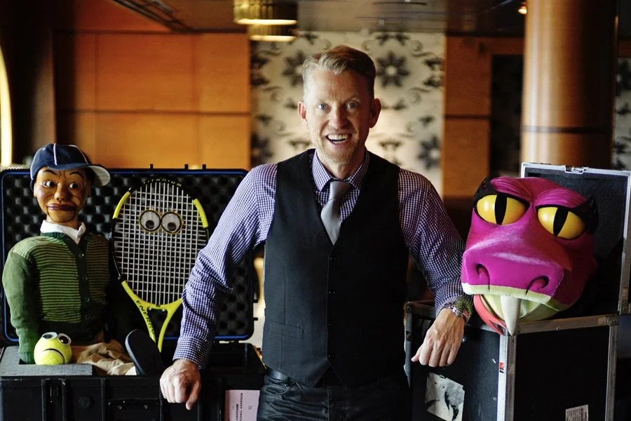 Ventriloquist Michael Harrison embraces the magical escapism of puppetry