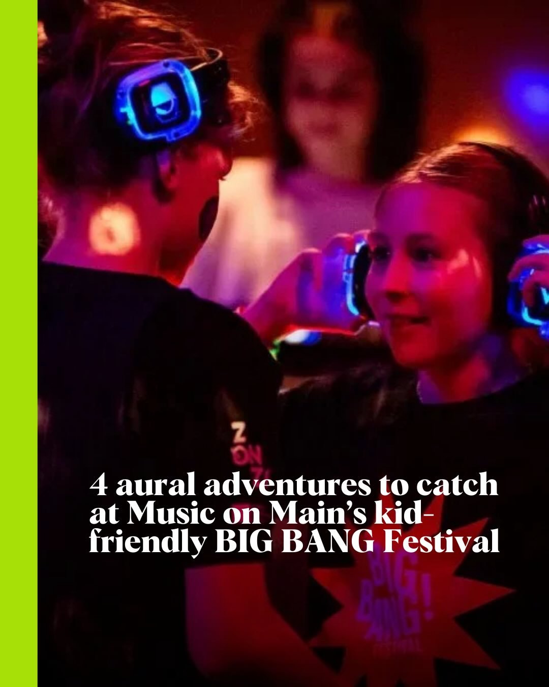 Music on Main is getting ready to celebrate Family Day weekend with its second BIG BANG Festival at the Roundhouse Community Arts and Recreation Centre.

Head to Stir for a look at a few of the acts and activities for young kids and families. 

#yale