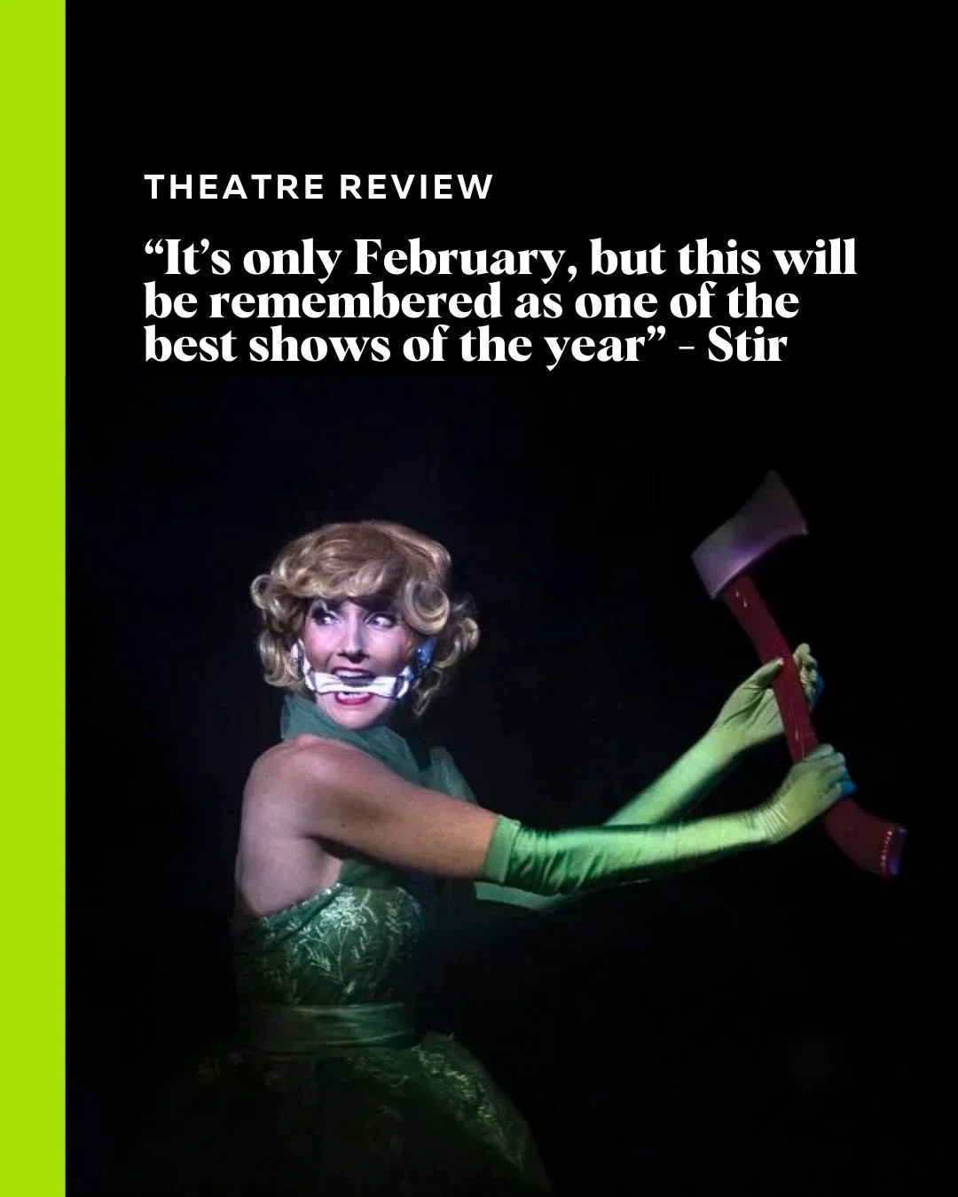 Batshit&rsquo;s surreal mashup packs a deeply affecting punch.

At The Cultch, removable limbs, retro TV shows, and absurd cabaret numbers about female madness frame a genuinely unsettling story of a grandmother&rsquo;s institutionalization. 

Head t