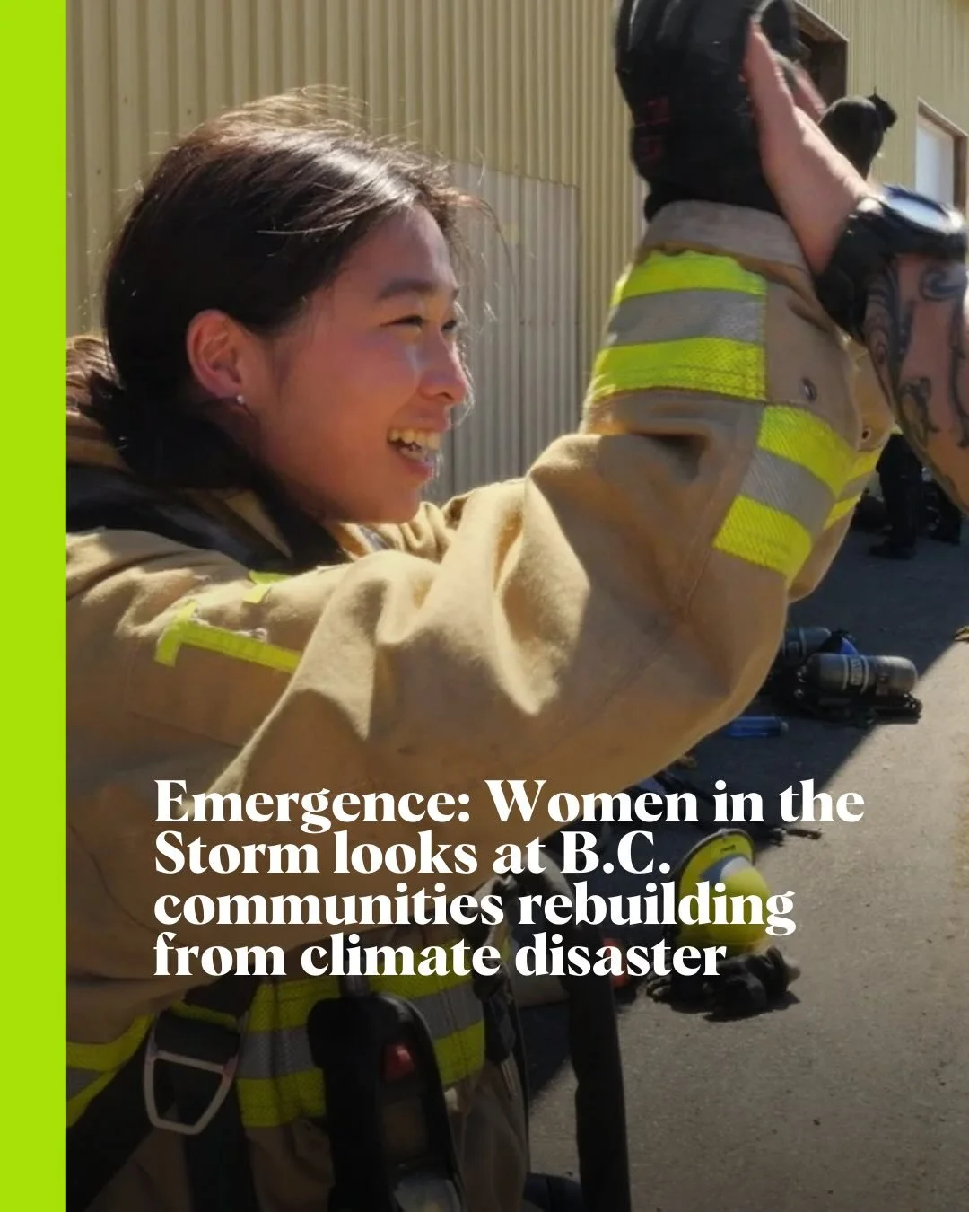Emergence: Women in the Storm is at the VIFF Centre on February 25 (with the filmmakers in attendance for a Q&amp;A), February 27, and March 1 and 2. 

Head to Stir for more about the new Velcrow Ripper and Nova Ami documentary. 

#documentaryfilm #v