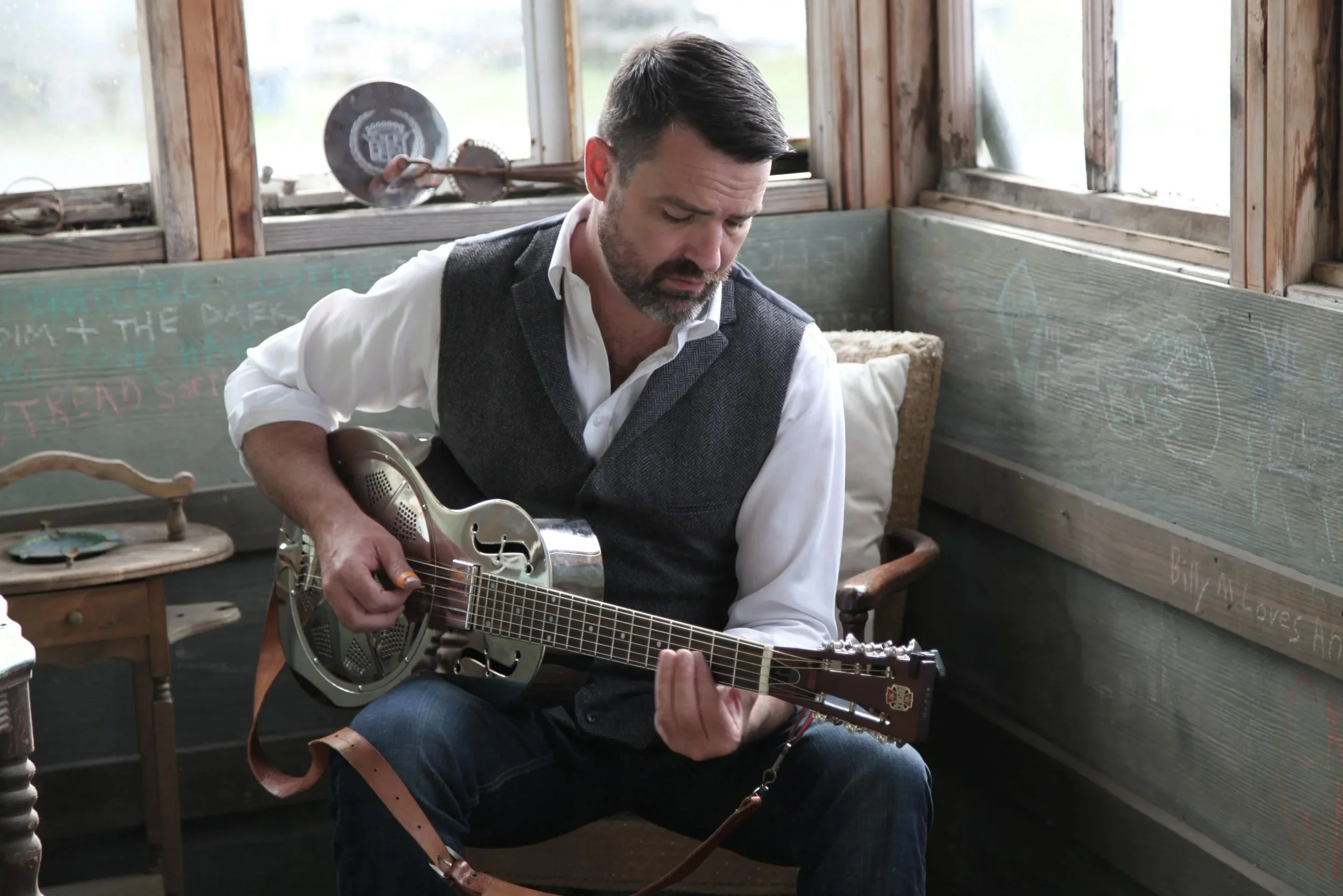 Martin Harley melds folk and blues on slide guitar at BlueShore at CapU, May 10