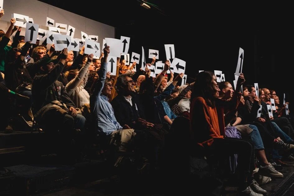 Compagnie Chantal &amp; Bernadette's Kevin examines the education system at Théâtre la Seizième, May 21 to 23