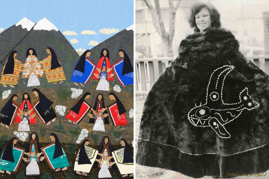 Museum of Anthropology displays a visionary artist’s collection in I Use My Haida Eyes: The History Robes of Jut-ke-Nay–Hazel Wilson, opening May 14