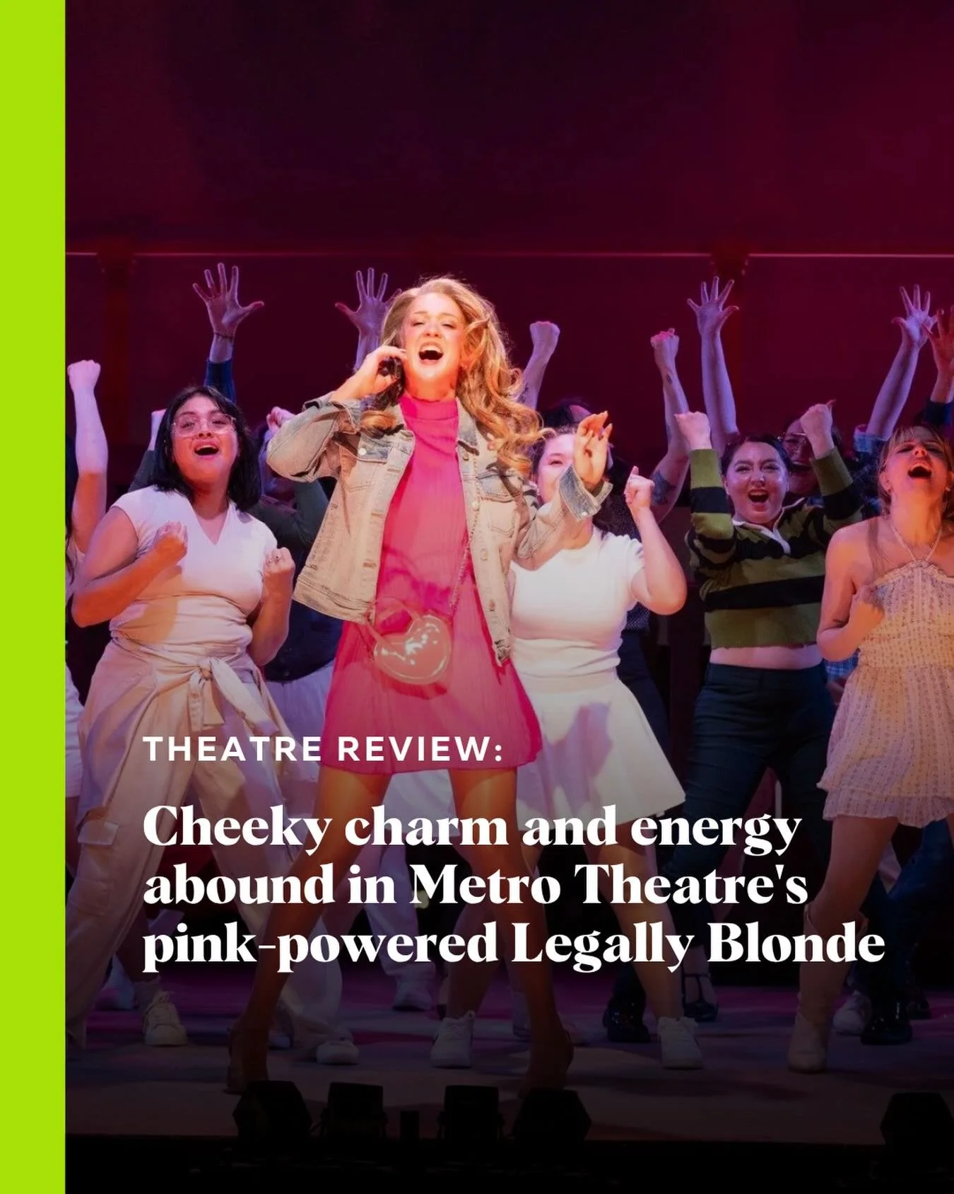 Snaps for Metro Theatre! 

The long-running theatre company is showing off a fresh, pink-inspired makeover with its production of Legally Blonde The Musical. 

Read the review at Stir! 

#vancouverart #vancouvertheatre #theatre #theatrereview #legall