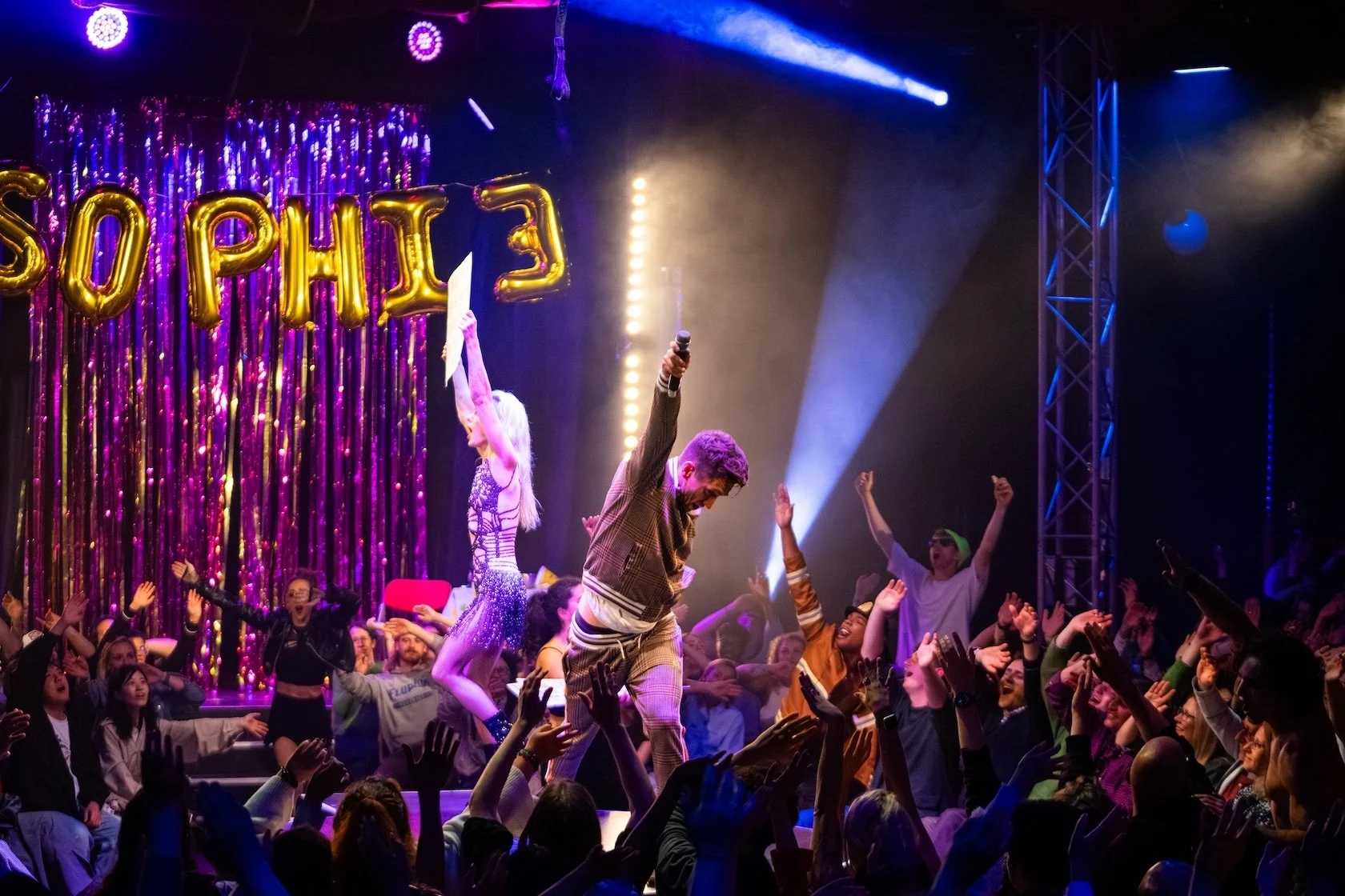 Sophie’s Surprise 29th gets the party started with a few Brit circus twists