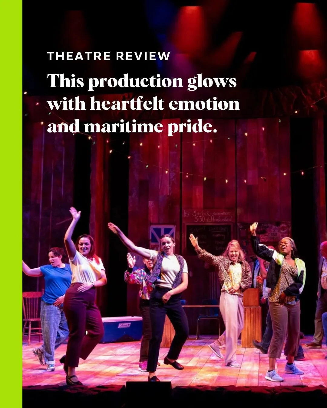Arts Club Theatre Company and Citadel Theatre&rsquo;s coproduction glows with heartfelt emotion and maritime pride. This production offers a fresh take on the beloved Broadway hit while staying true to its spirit.

Head to Stir for the Come From Away