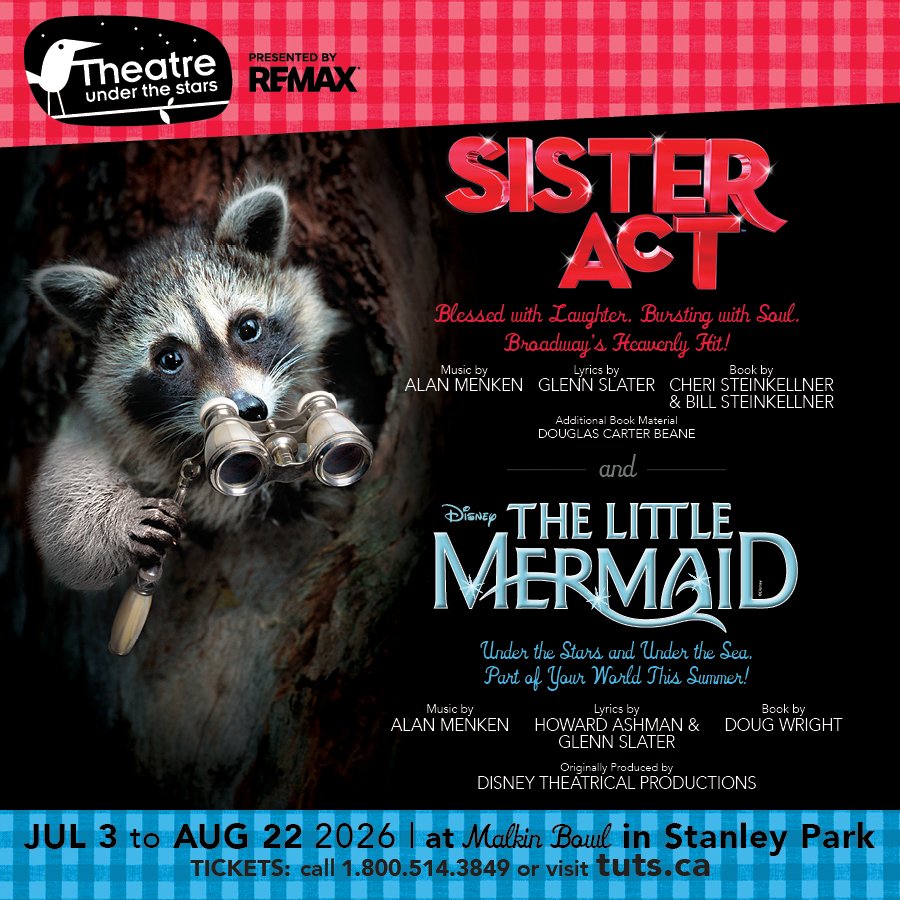 Theatre Under the Stars: Sister Act & The Little Mermaid - July 3 to August 21