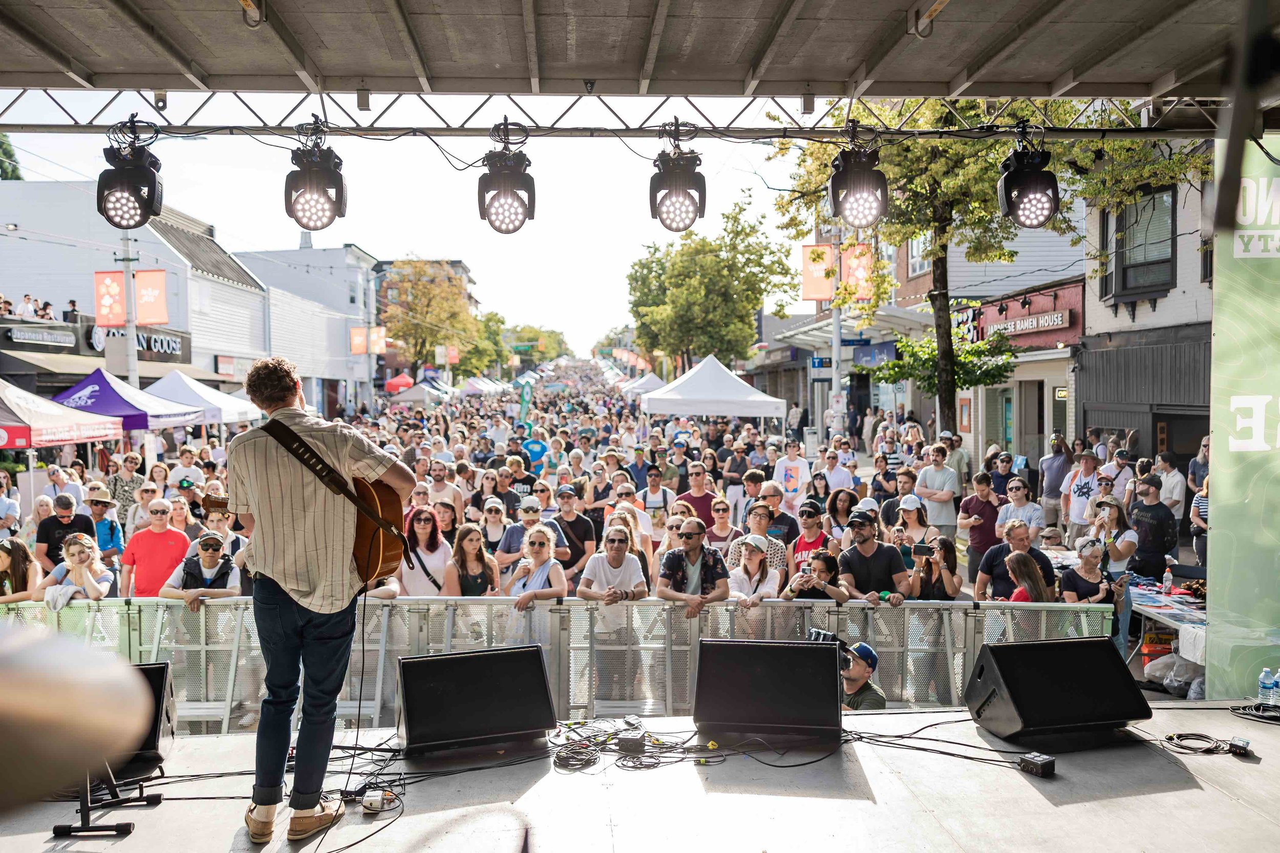Step through the looking glass and rock out to local music at the Khatsahlano Street Party, July 11