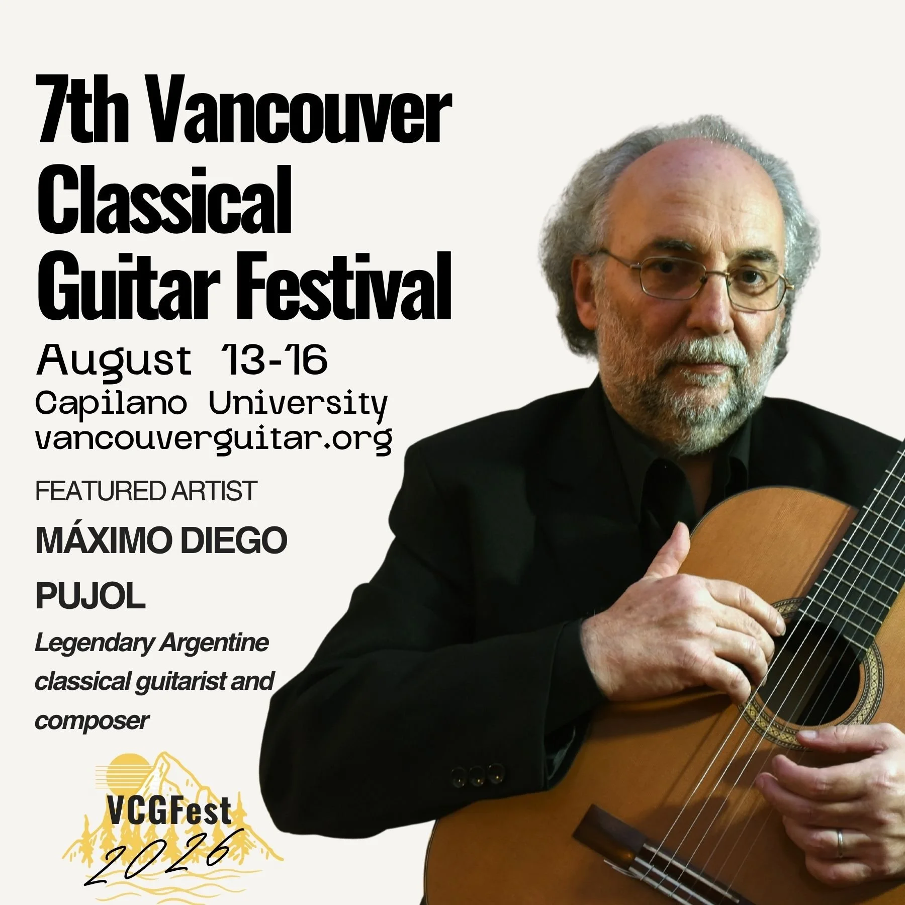 Vancouver Classical Guitar Festival - August 13 to 18