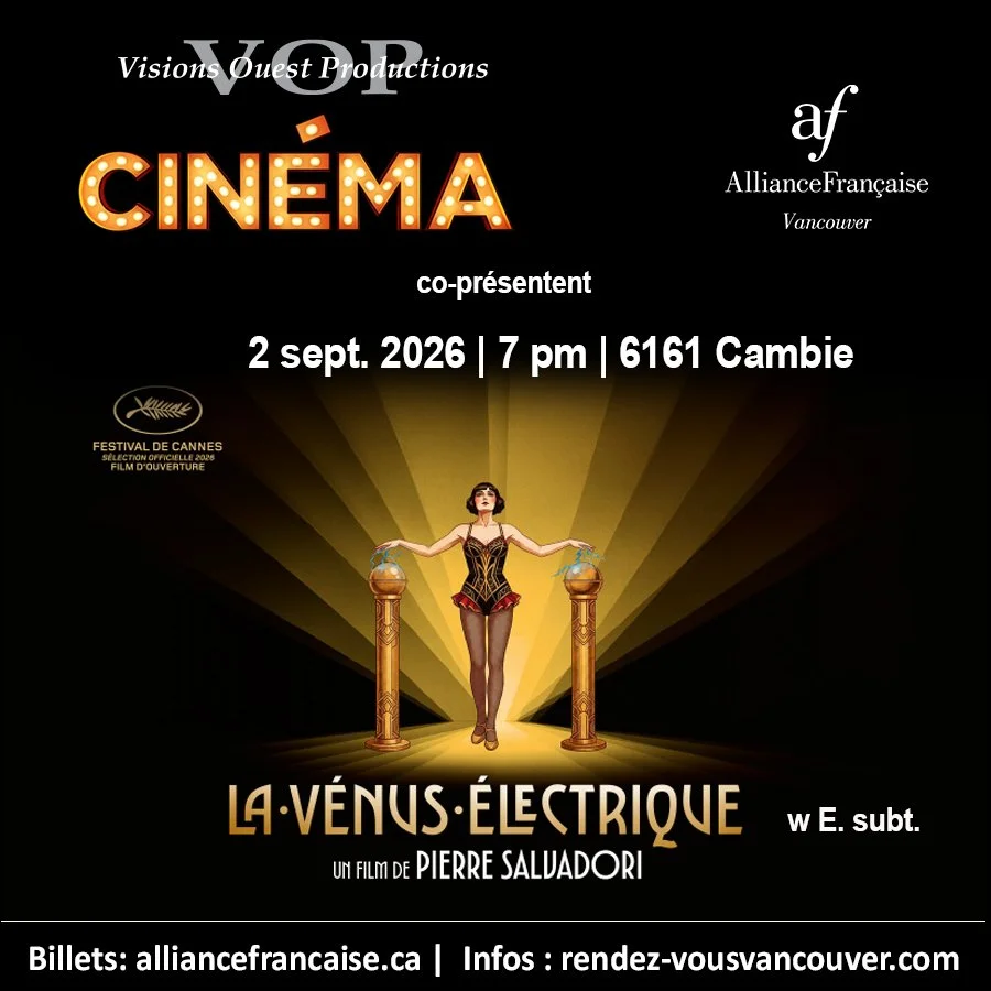 VISIONS OUEST - Film Screening VENUS - Sept. 2 