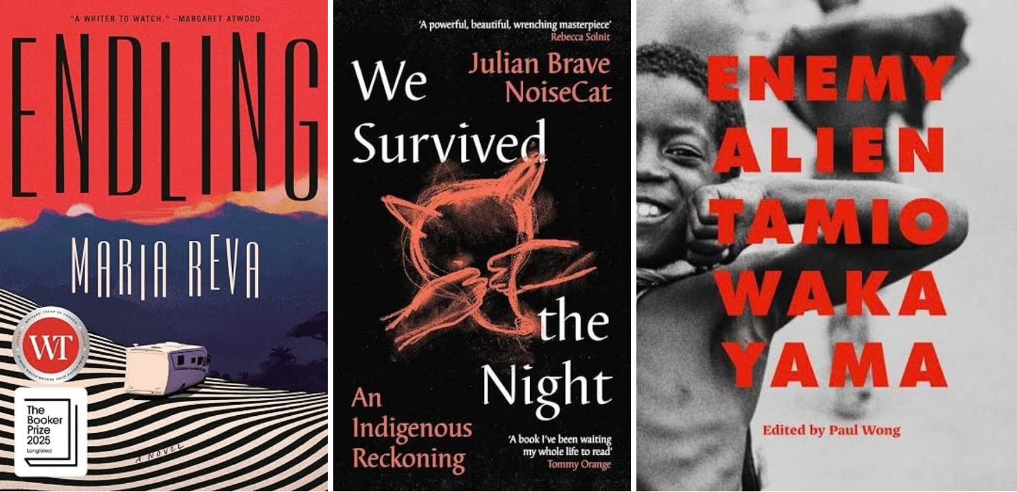 Maria Reva's Endling and Julian Brave NoiseCat's We Survived the Night top BC and Yukon Book Prizes