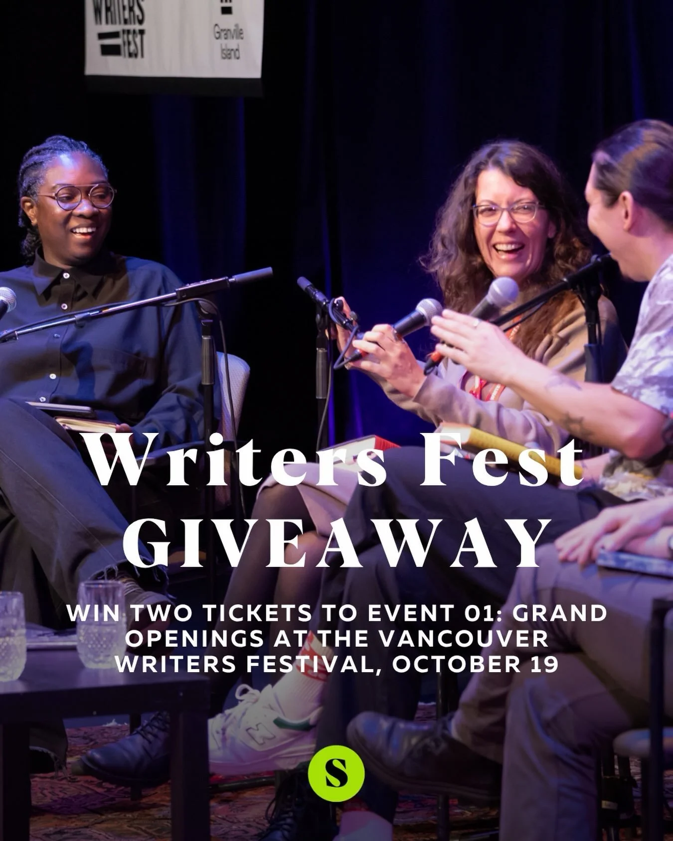 GIVEAWAY

The 39th annual Vancouver Writers Fest flagship Festival takes place from October 18&ndash;25, 2026 on @granville_island and beyond! 

This year&rsquo;s Festival features over 150 local and international authors, in 90+ events that will ins
