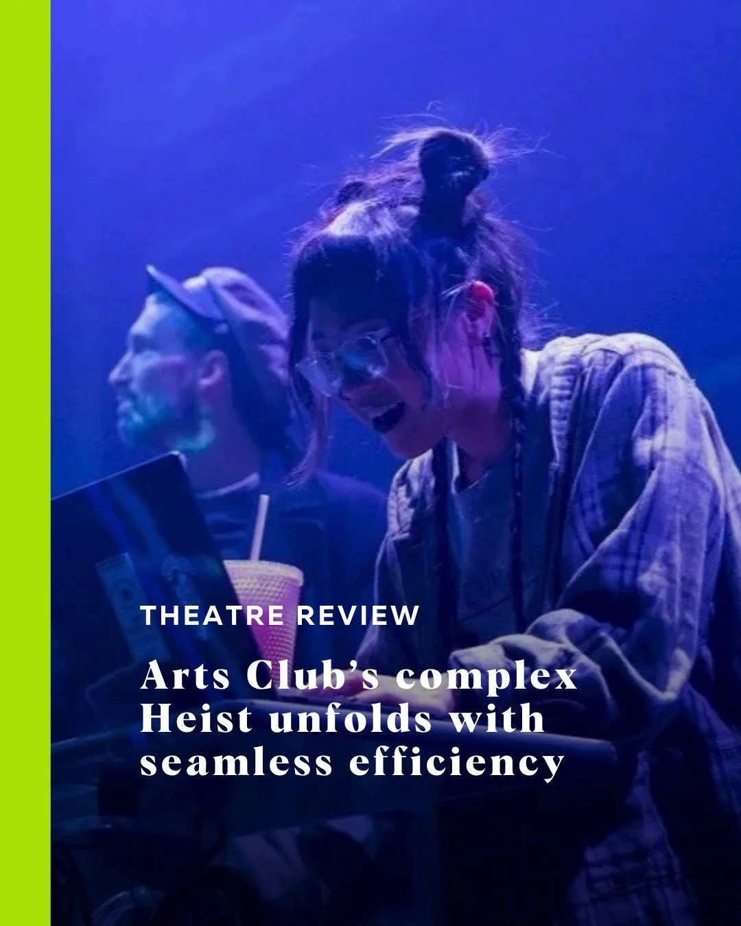 With live visual tricks and countless technical cues, the tale of high-tech burglary builds the momentum needed to pull off Arun Lakra&rsquo;s time-jumping storyline. 

Head to Stir for our theatre review of @theartsclub&rsquo;s Heist 💎

__
Theatre 