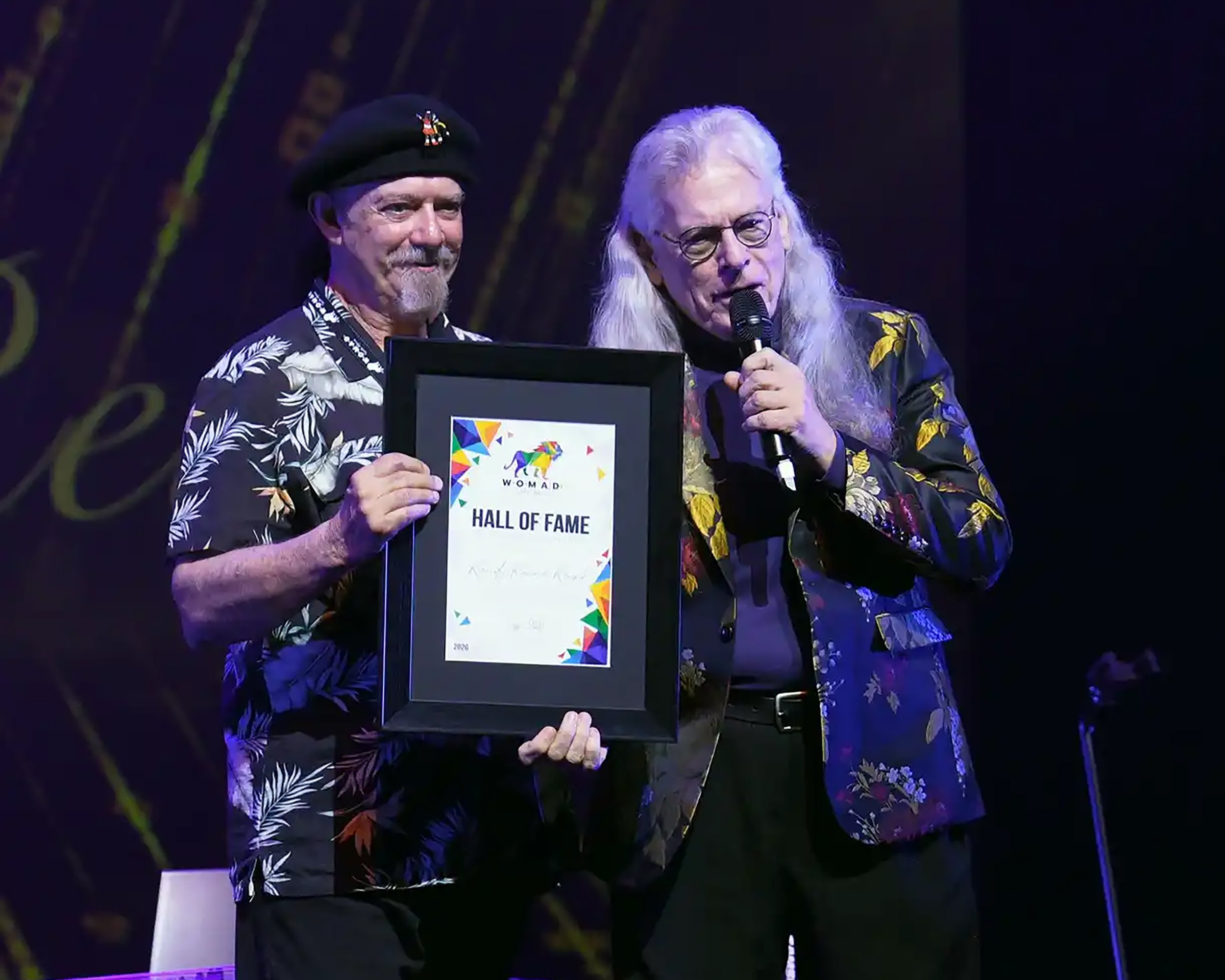 Randy Raine-Reusch receives WOMAD award for “extraordinary vision and artistry”