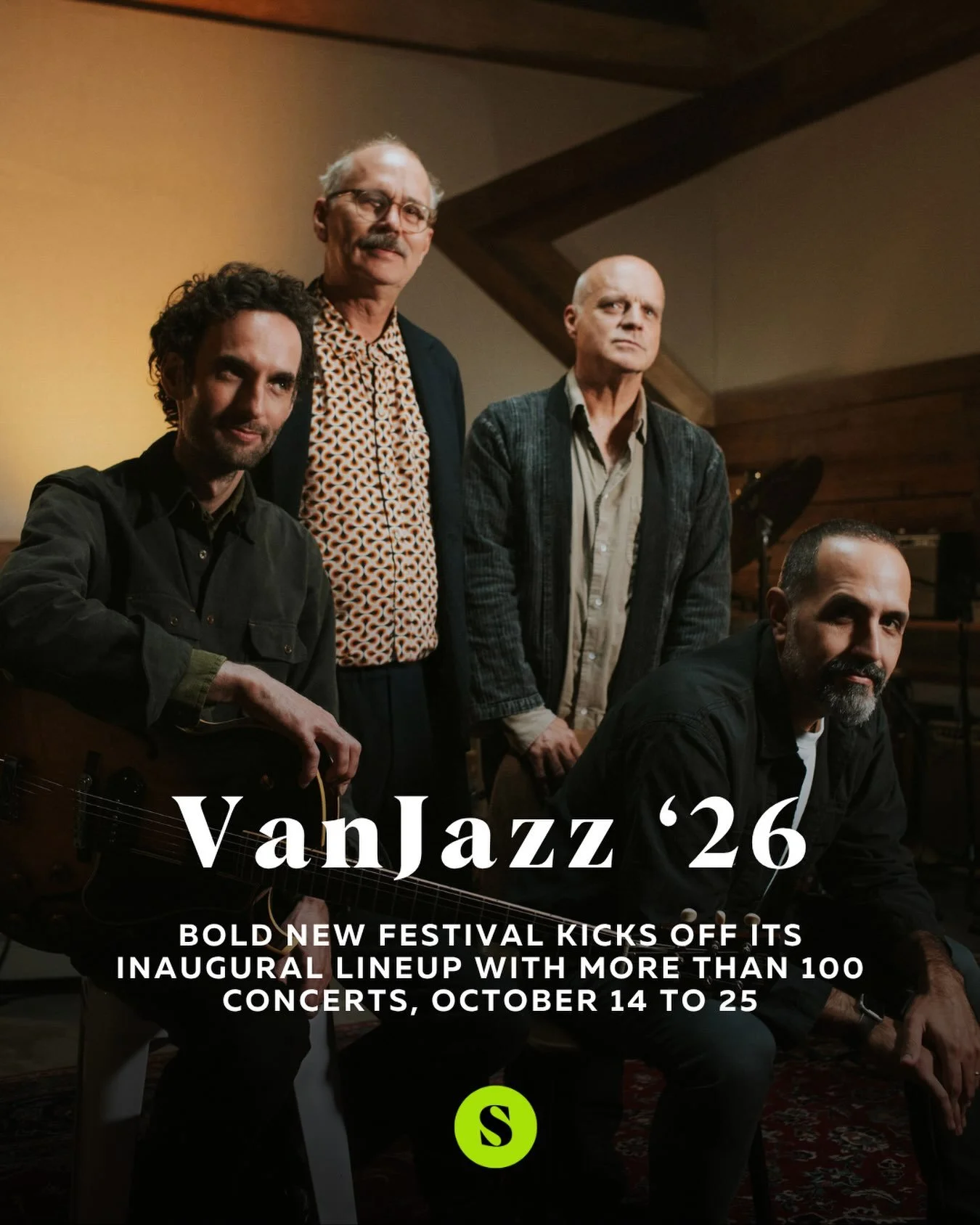 Local jazz impresarios Tim Reinert (Infidels Jazz) and Cory Weeds (Cellar Music) have joined forces to launch VanJazz &rsquo;26, the first edition of a brand-new jazz festival. 

Held at multiple local venues from October 14 to 25, VanJazz &rsquo;26 