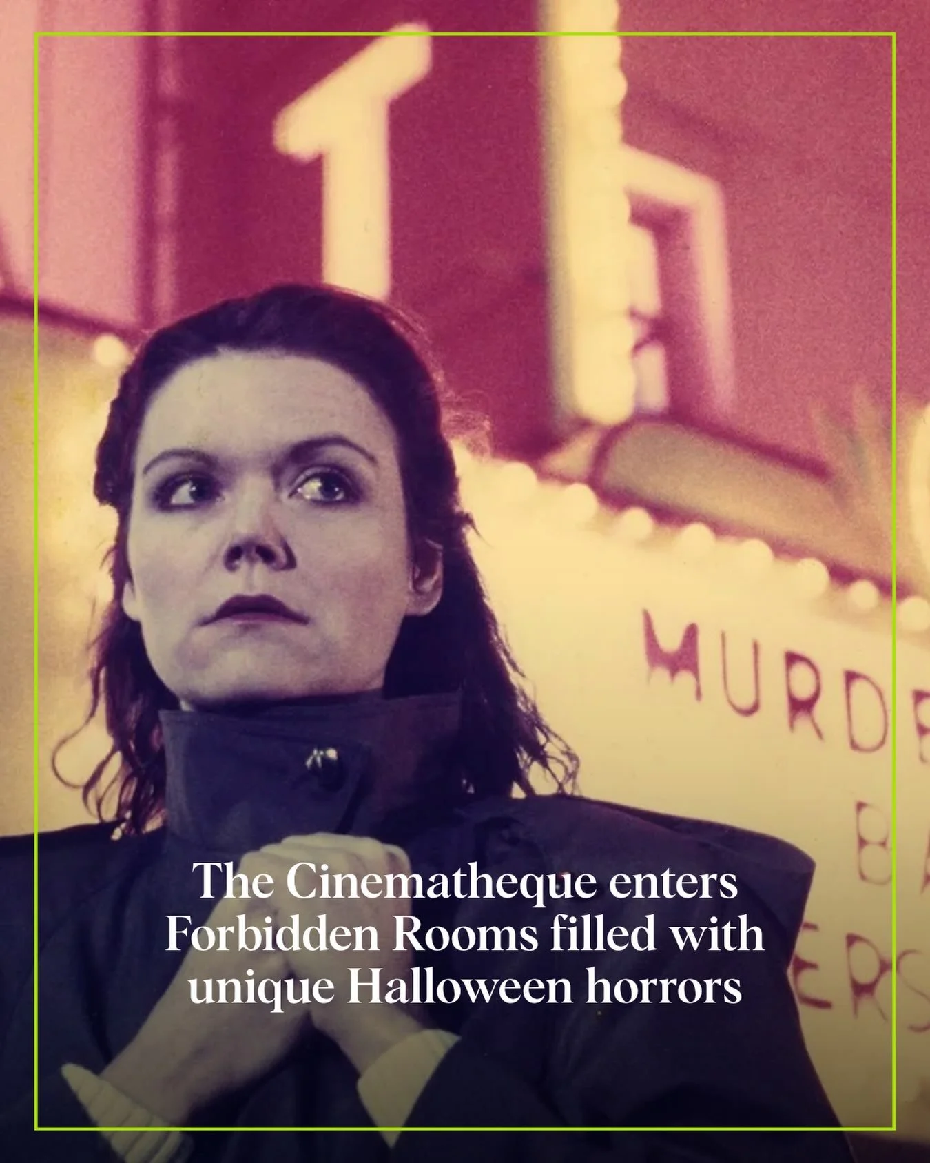 It&rsquo;ll be something of a homecoming when locally made curio Matinee screens at @thecinematheque later this month. 

It played the same theatre as part of the Vancouver International Film Festival back in 1989, which is precisely the last time th