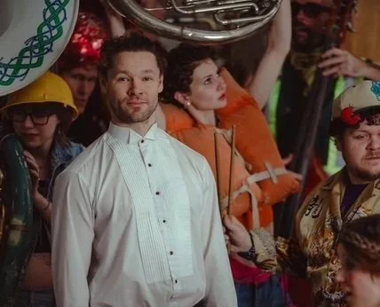 In Death and Taxes, Brass Tax and Gerardo Avila celebrate life through music and clowning