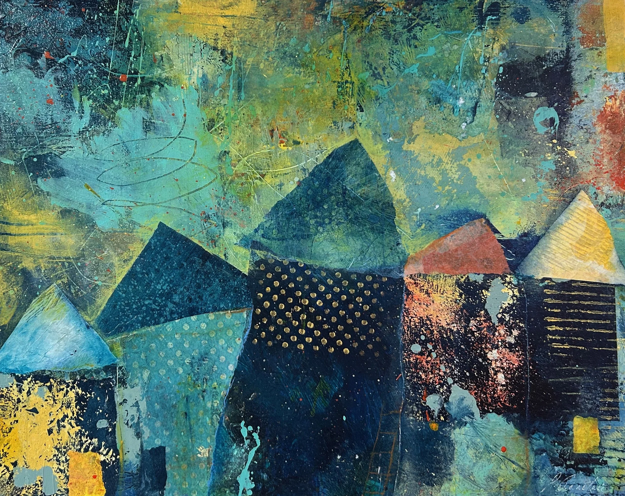 Village in Ukraine, 2026
18" x 24", Acrylic Combined Media  400.