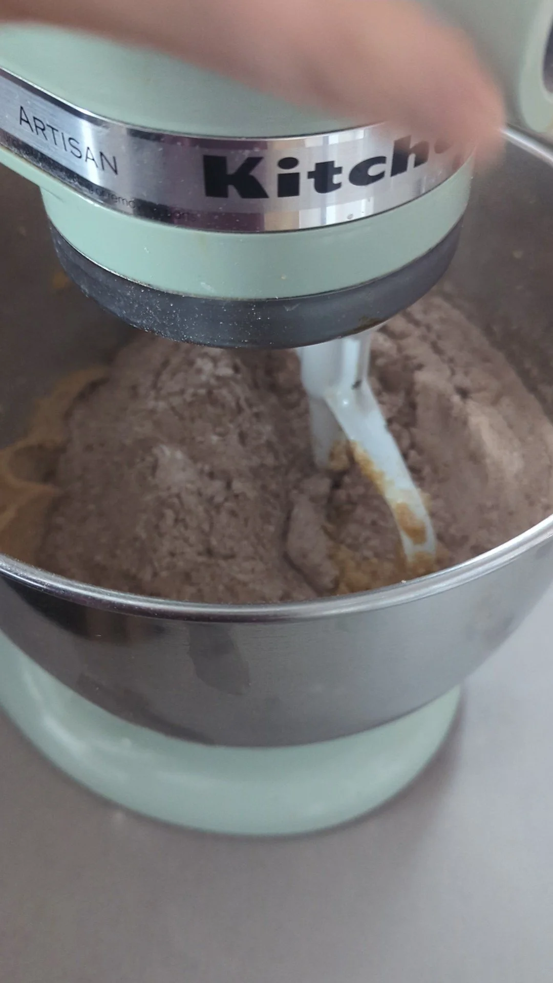mixing hot chocolate cookie dough.jpg