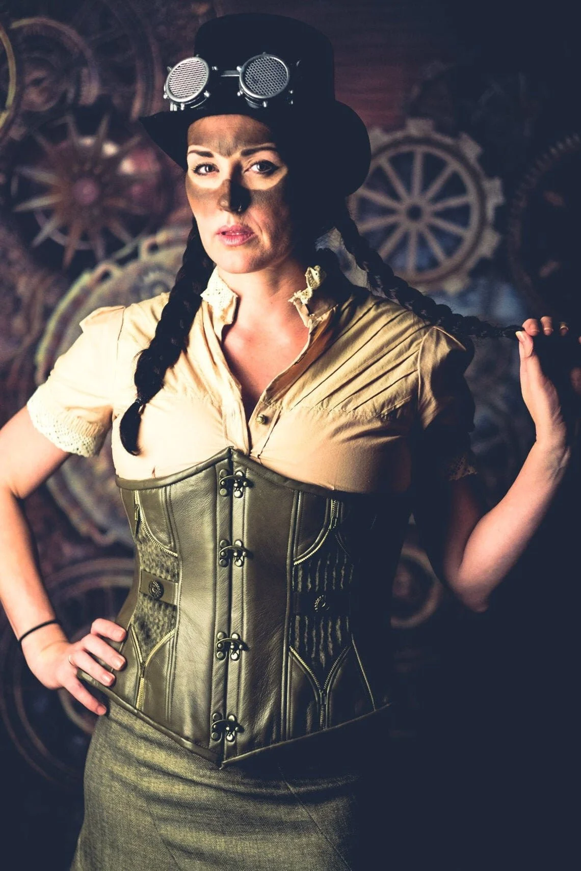 Steampunk Corset Underbust Dress Piece