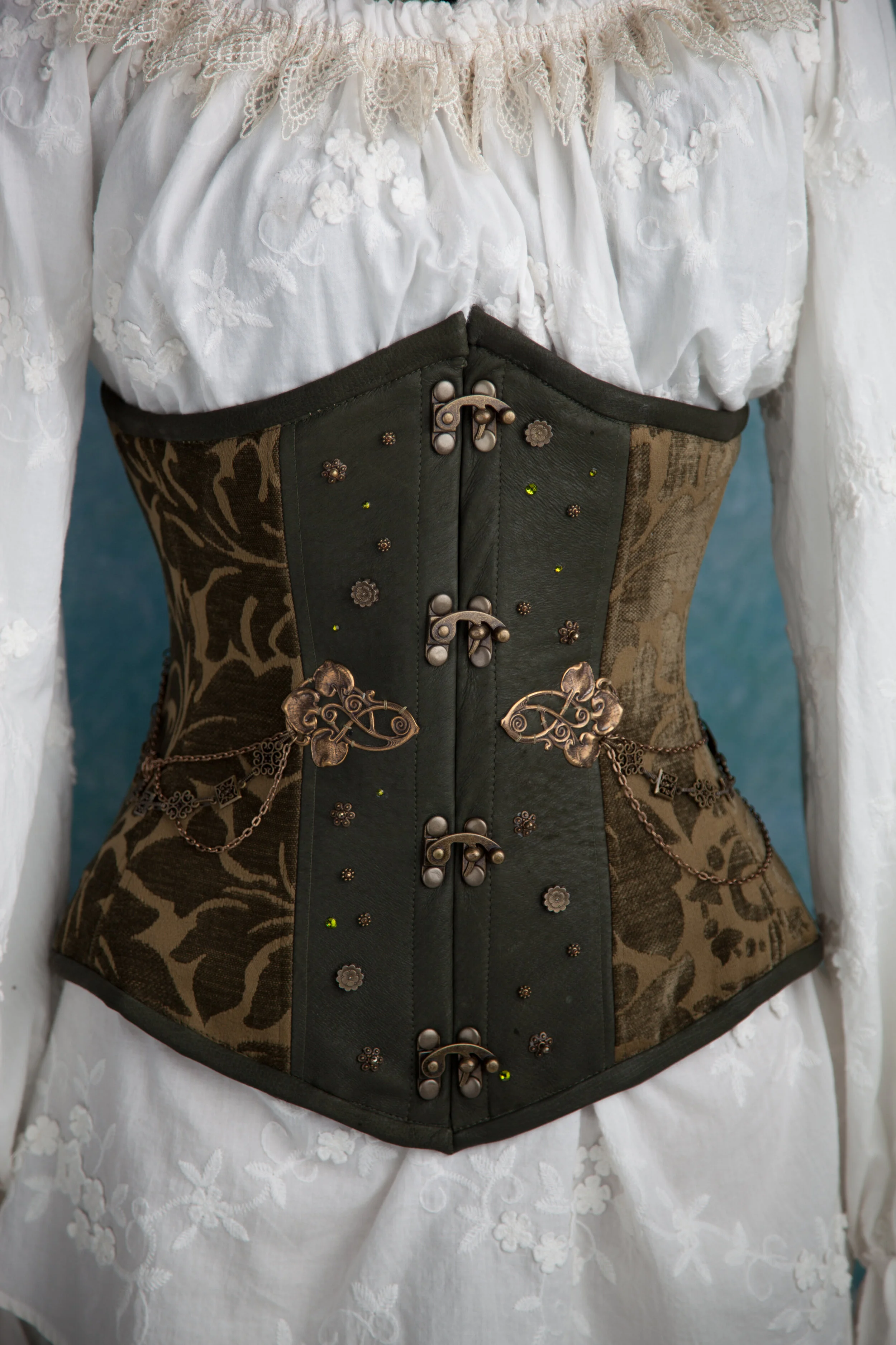 Chenile damask Corset