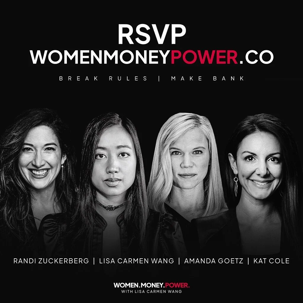 WOMEN. MONEY. POWER. Join me next Monday to discuss my three fav topics alongside some of the most badass women execs and entrepreneurs I know as they share the most powerful lessons they&rsquo;ve learned on their journey. See u there, bitches. 🖤
RS