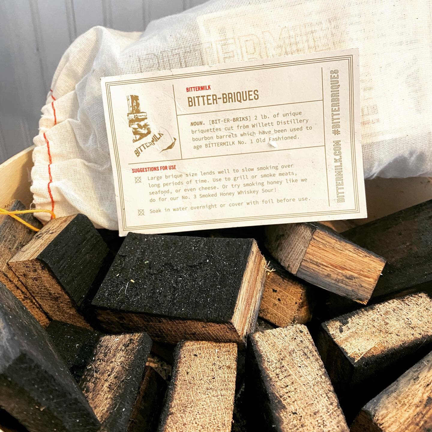 Get dad a lump coal this year for Father&rsquo;s Day! @drinkbittermilk Bitter-briques will add a smoky bourbon flavor to your grilled meats and veggies #tableandtonic #bitters #fathersday #capecharles