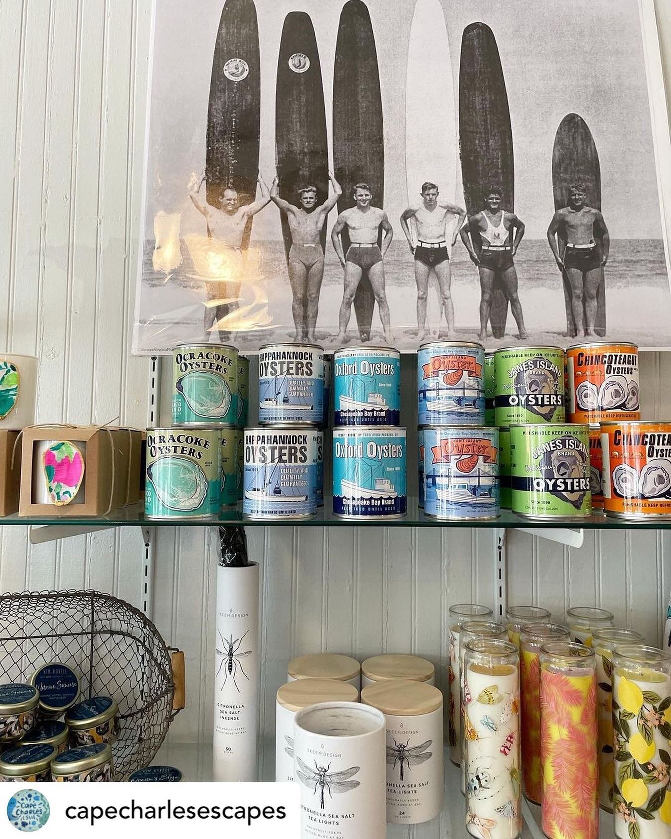 We love when you shop local!  Posted @withregram &bull; @capecharlesescapes When we&rsquo;re beached out, we never get tired of shopping in Cape Charles! Our main street is petite and manageable yet packed with a diverse array of shops, and they&rsqu