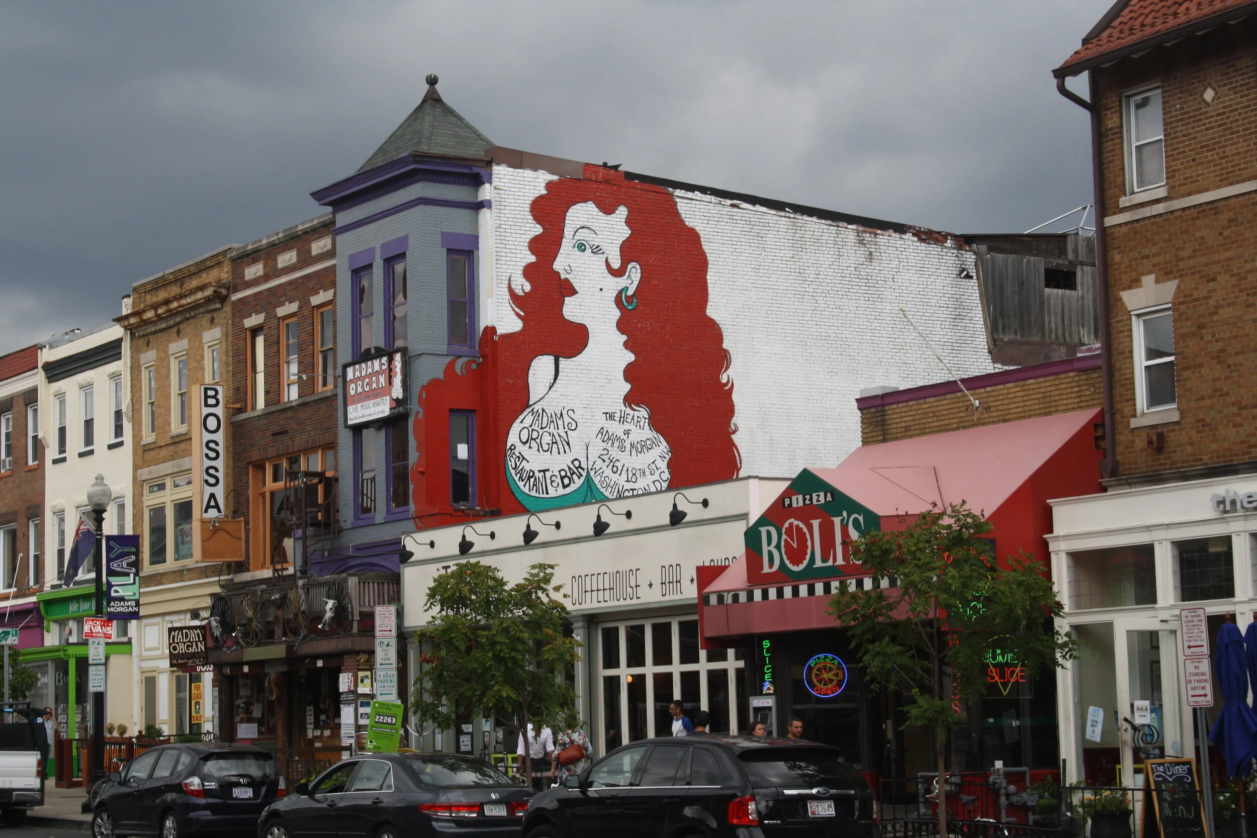 Complete mural restoration for Madams Organ - Washington DC (2013)