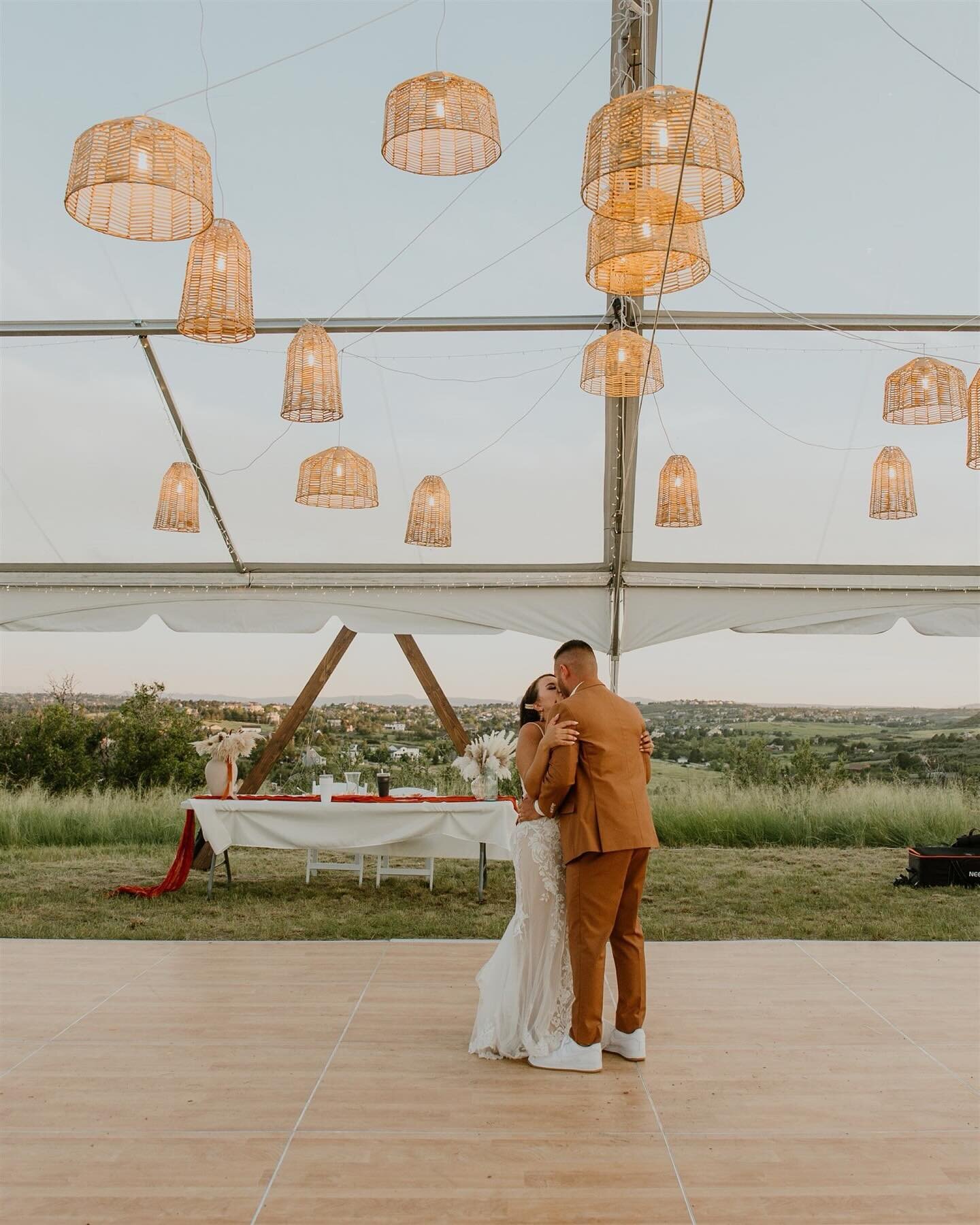 Starting forever with your first dance in the Rockies and your closest friends &amp; family cheering you on🤍🤍