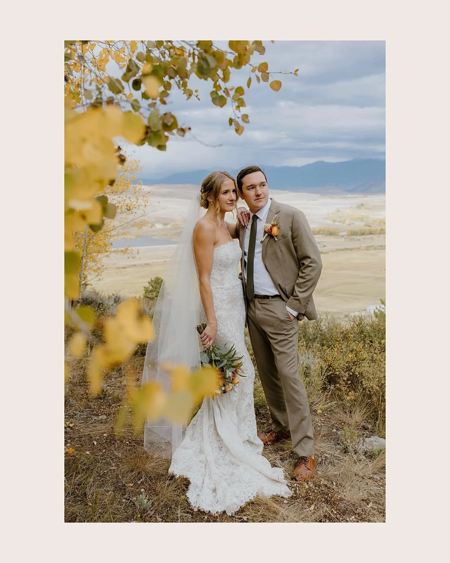 Beyond grateful for a state as beautiful as Colorado &amp; celebrating couples as lovely as these two🤍🤍