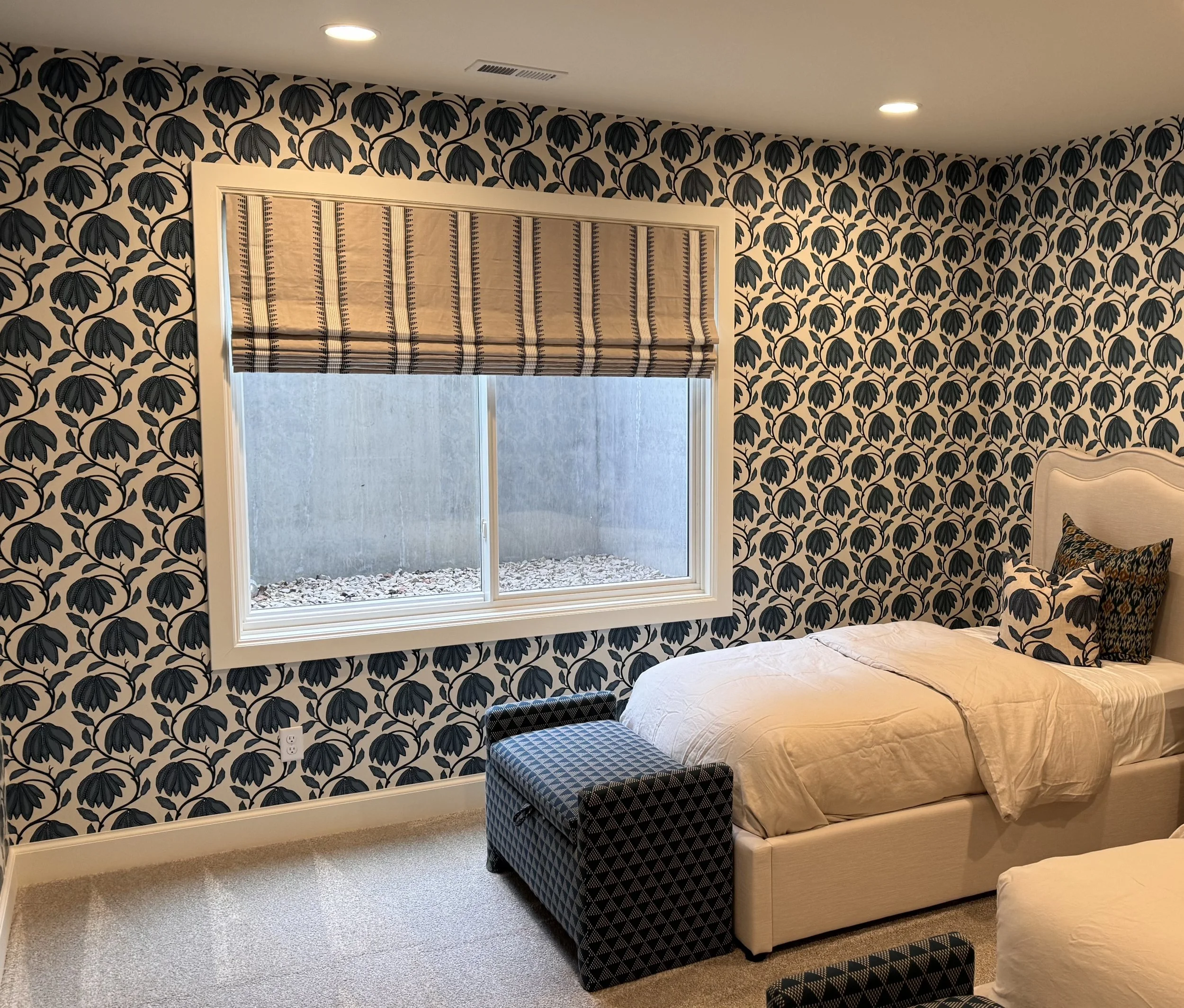 And yes, we do make Roman Shades, love this room!