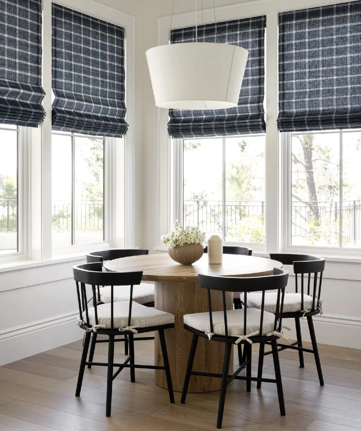 Chair Cushions and Roman Shades